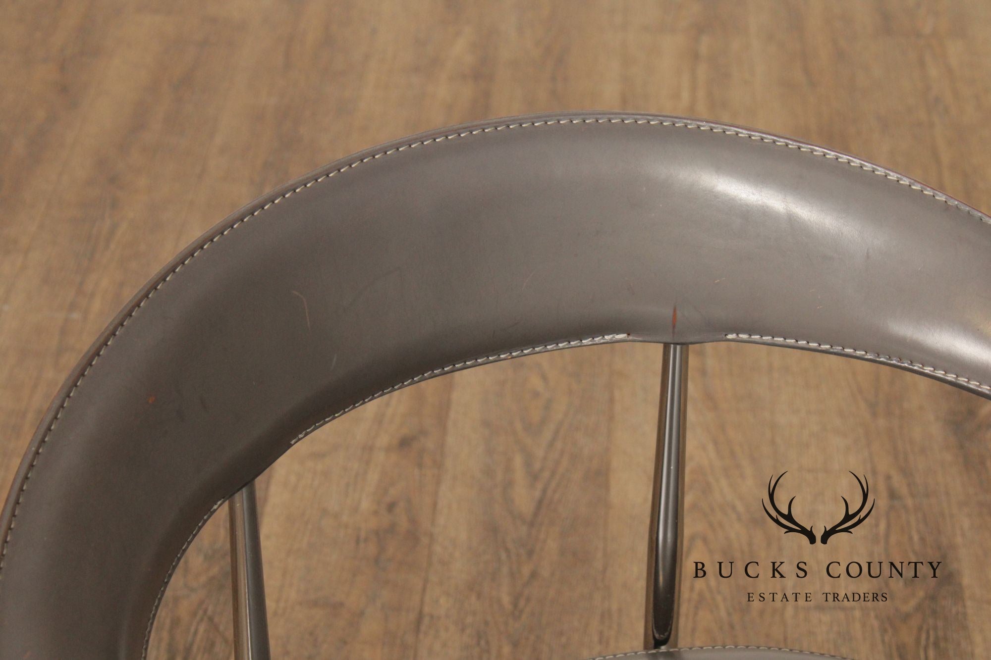 Fasem Italian Modern Pair of 'P40' Armchairs