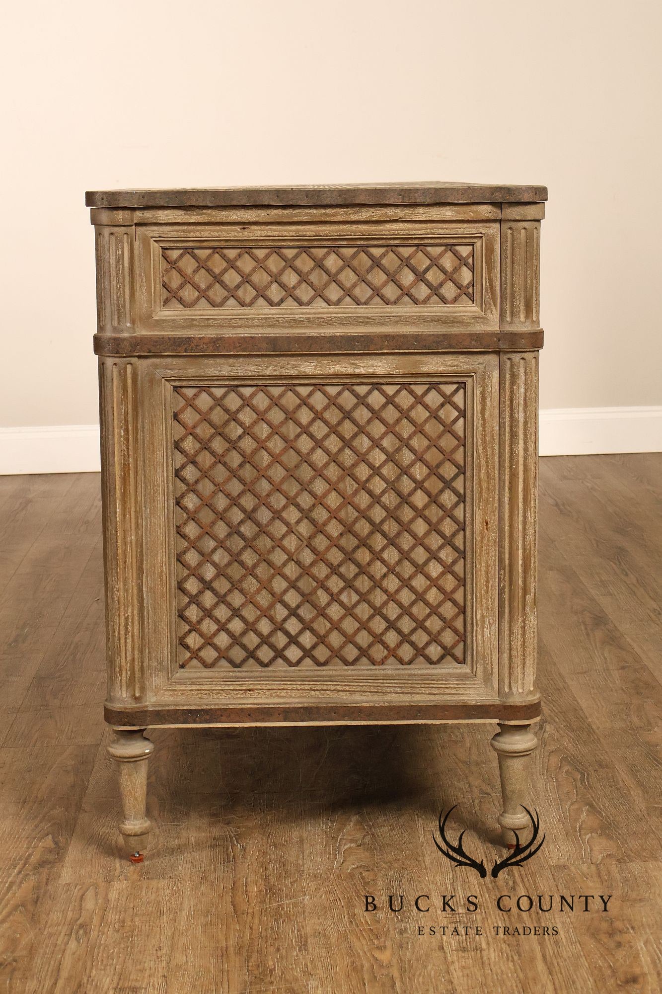 Restoration Hardware Treillage Collection Louis XVI Style Latticework Double Dresser