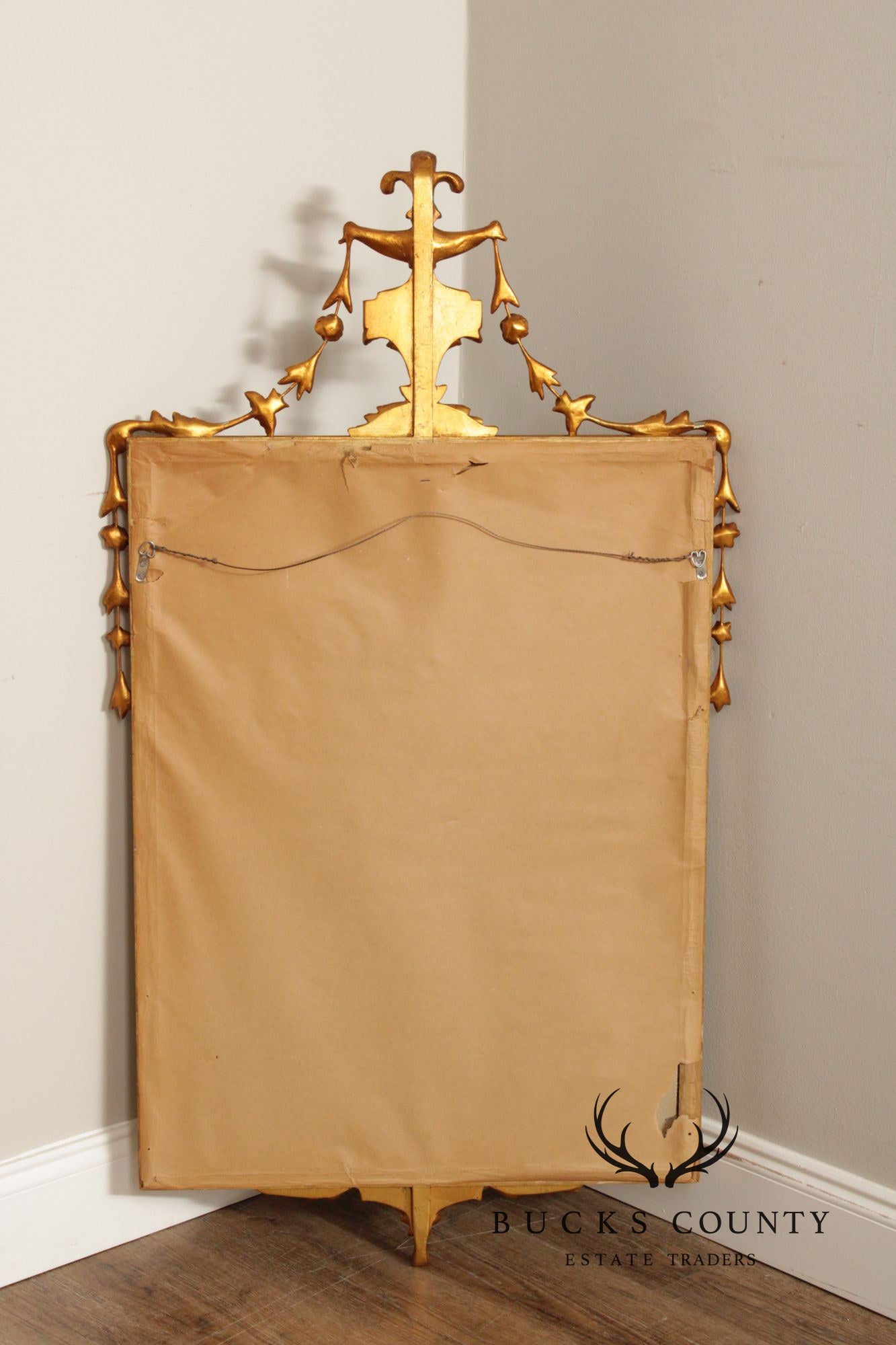 Adam Style Giltwood Wall Mirror