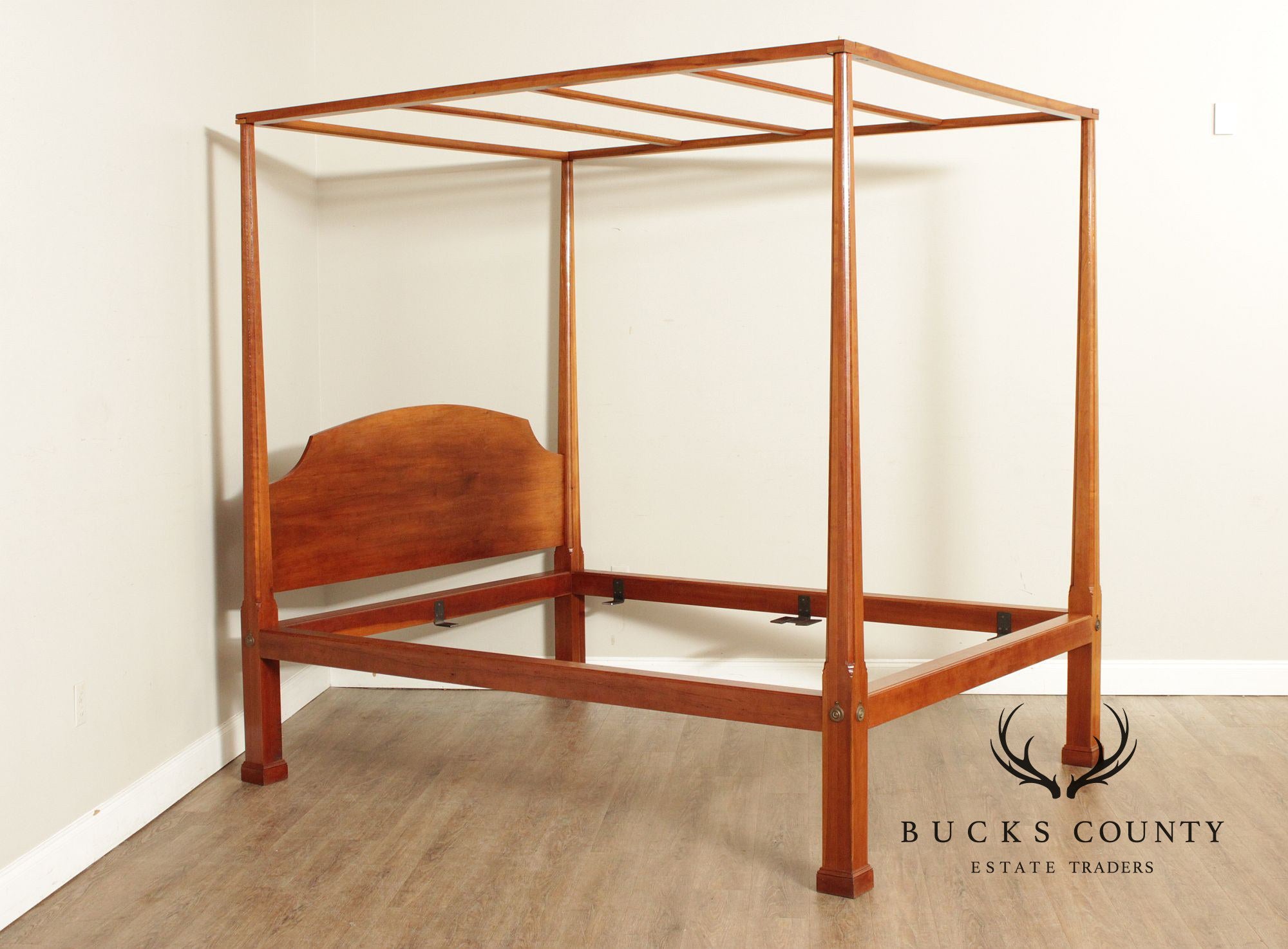 Custom Made American Cherry Four Poster Queen Size Bed