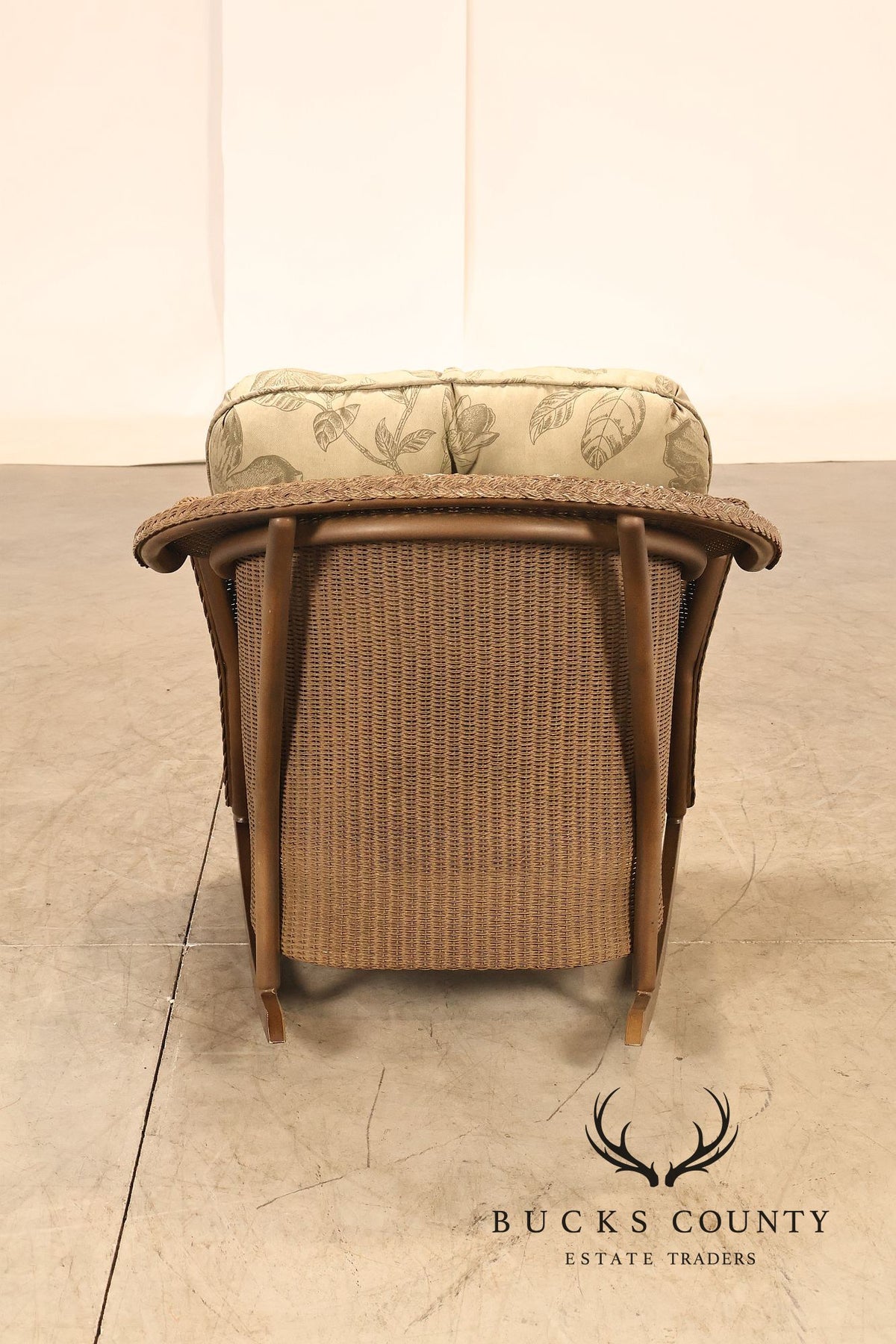 Lloyd Flanders Reflections All-Weather Lloyd Loom Wicker Porch Rocking Chair