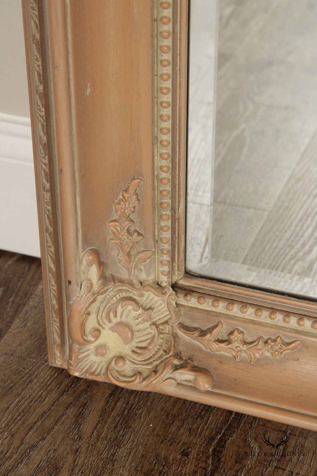 LaBarge Baroque Style Carved Frame Wall Mirror