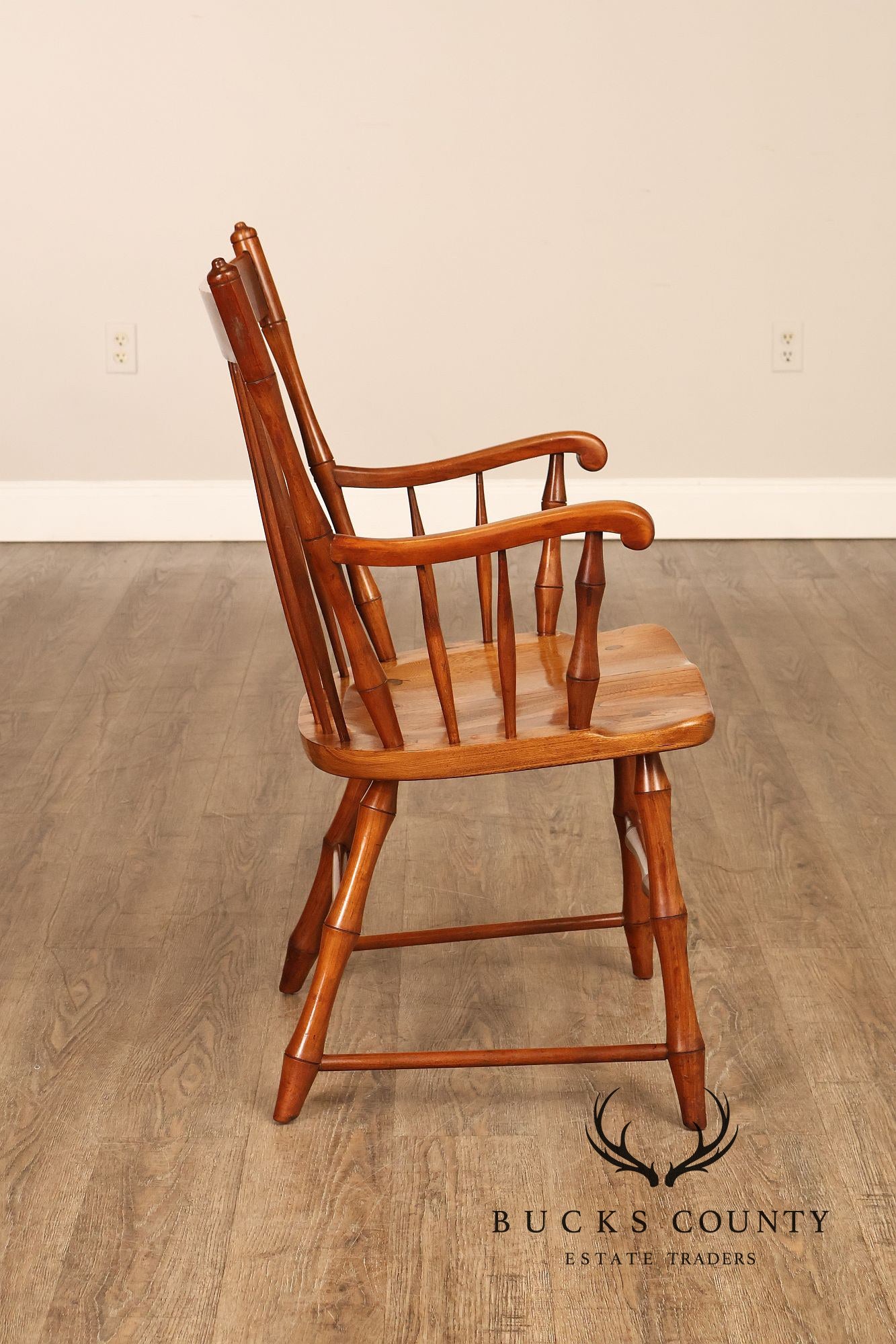 Harden Oak and Cherry Windsor Armchair