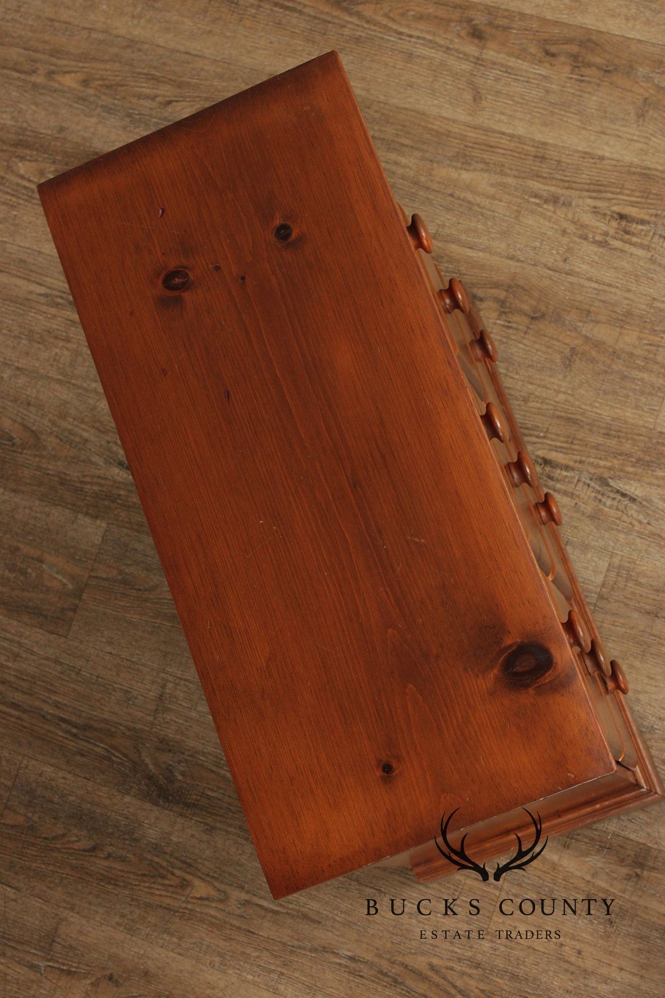 Furniture by Choyce Vintage Pine Nine-Drawer Apothecary Style Chest
