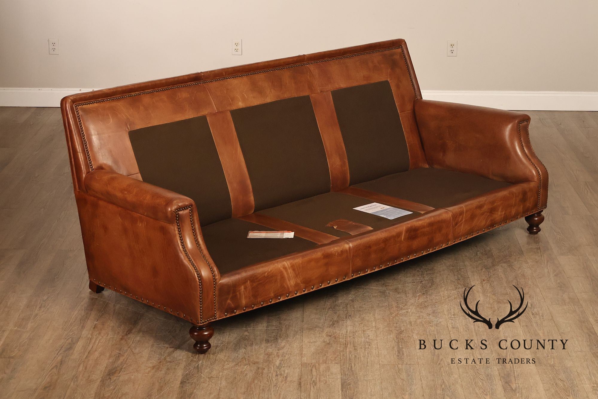 Hancock & Moore 'Rugby Club' Leather Sofa
