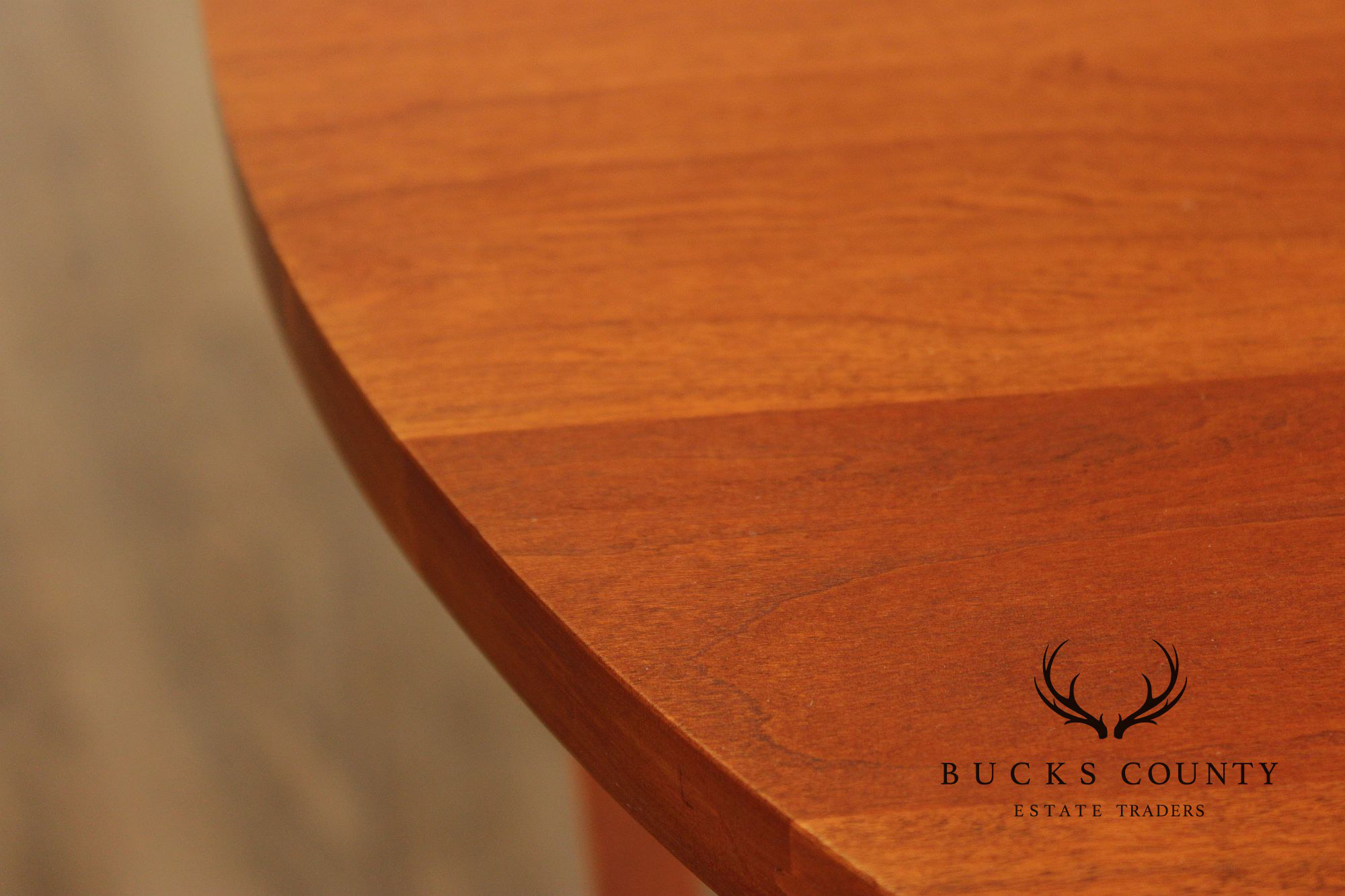 Stickley Harvey Ellis Inlaid Cherry Round Lamp Table