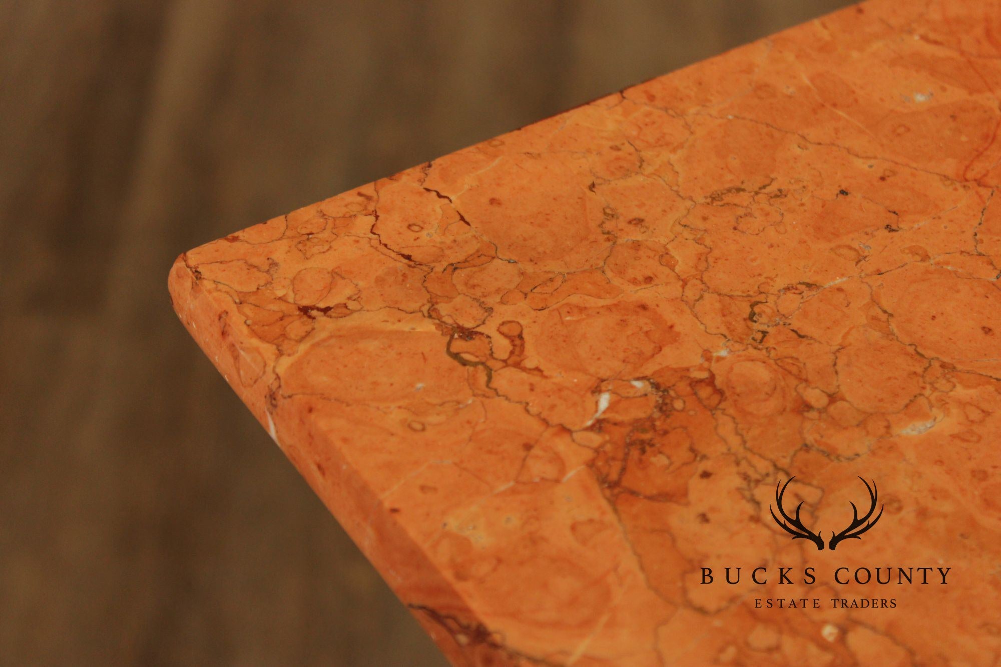 Antique German Renaissance Revival Carved Oak Marble Top Cabinet