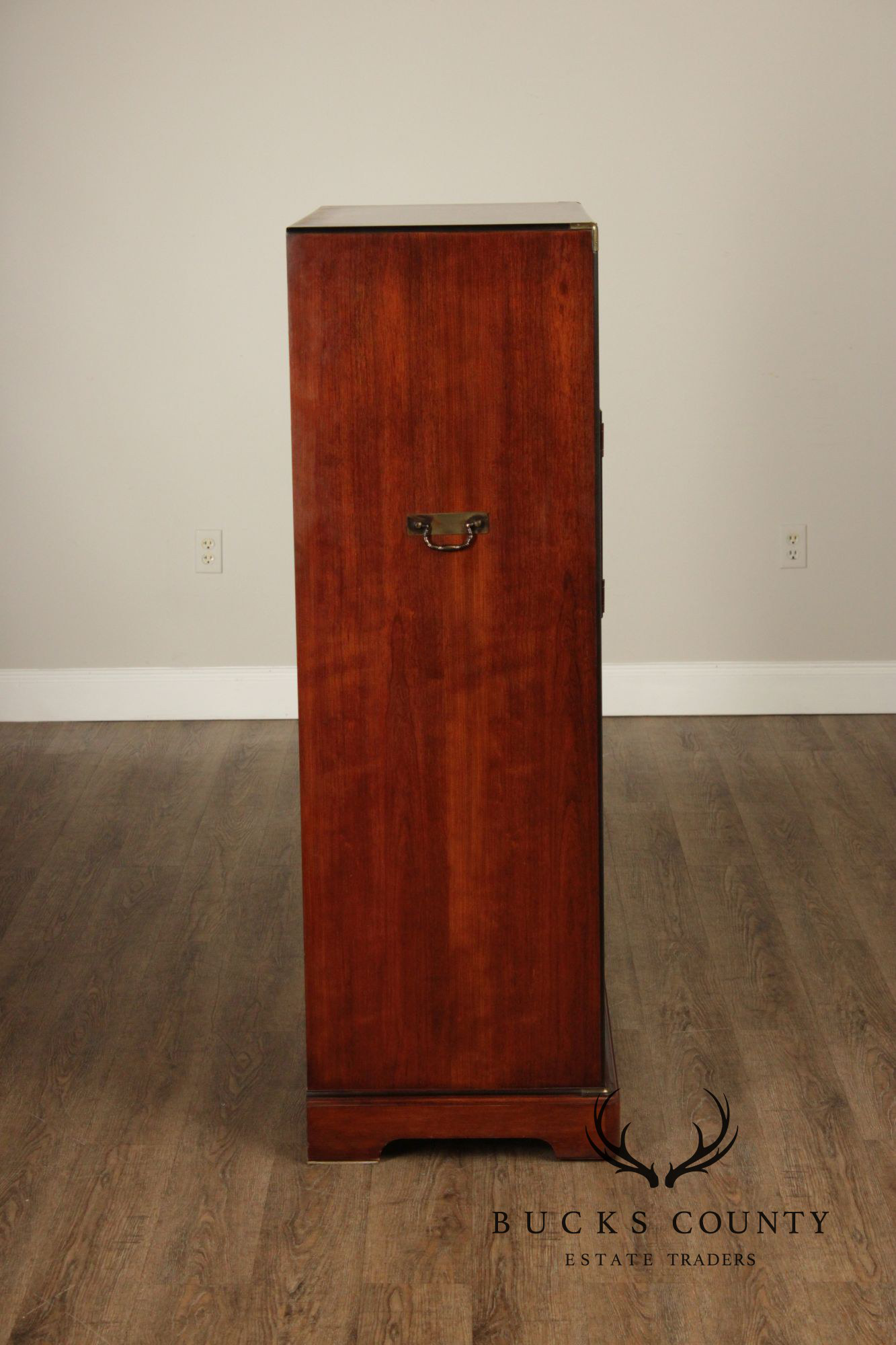 National Mt. Airy Campaign Style Tall Chest