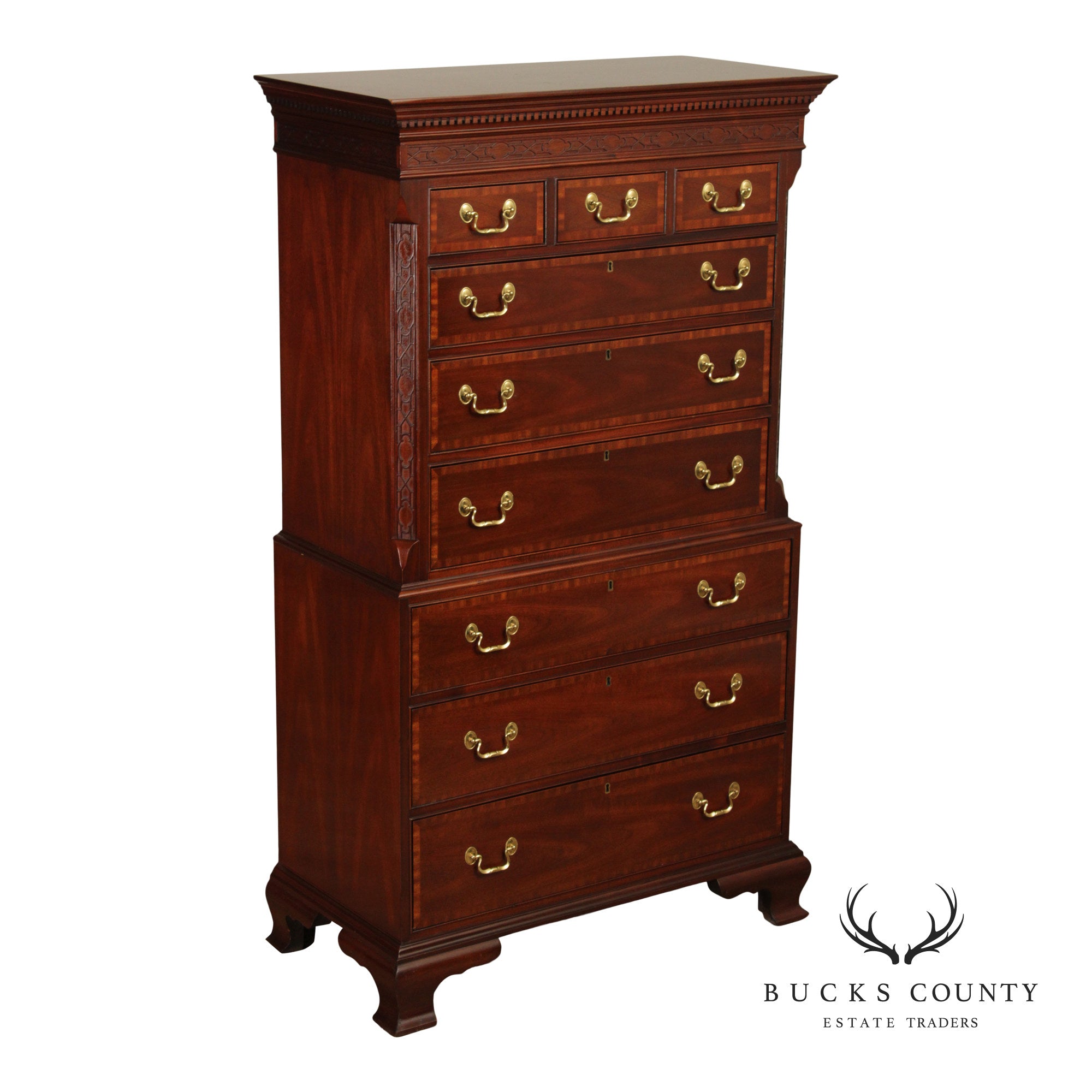 COUNCIL CRAFTSMAN CHIPPENDALE TALL CHEST