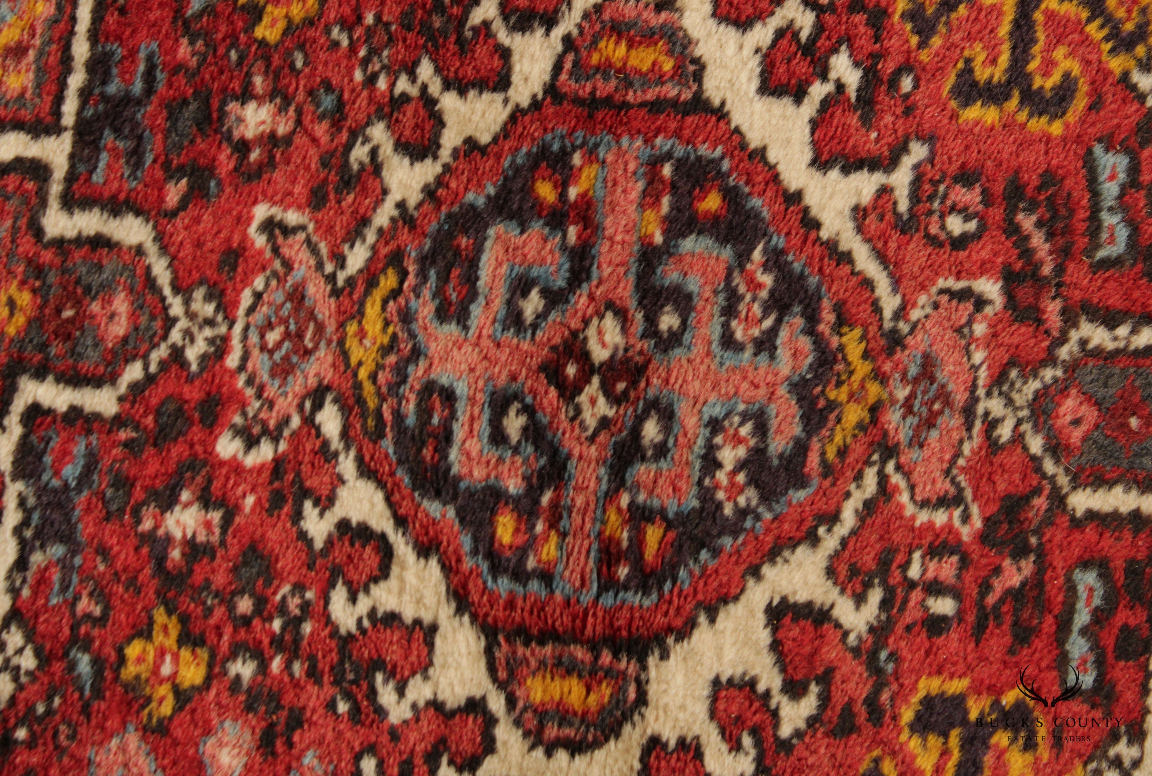 Vintage Afghan Kazak Area Rug, 4' x 2.5'