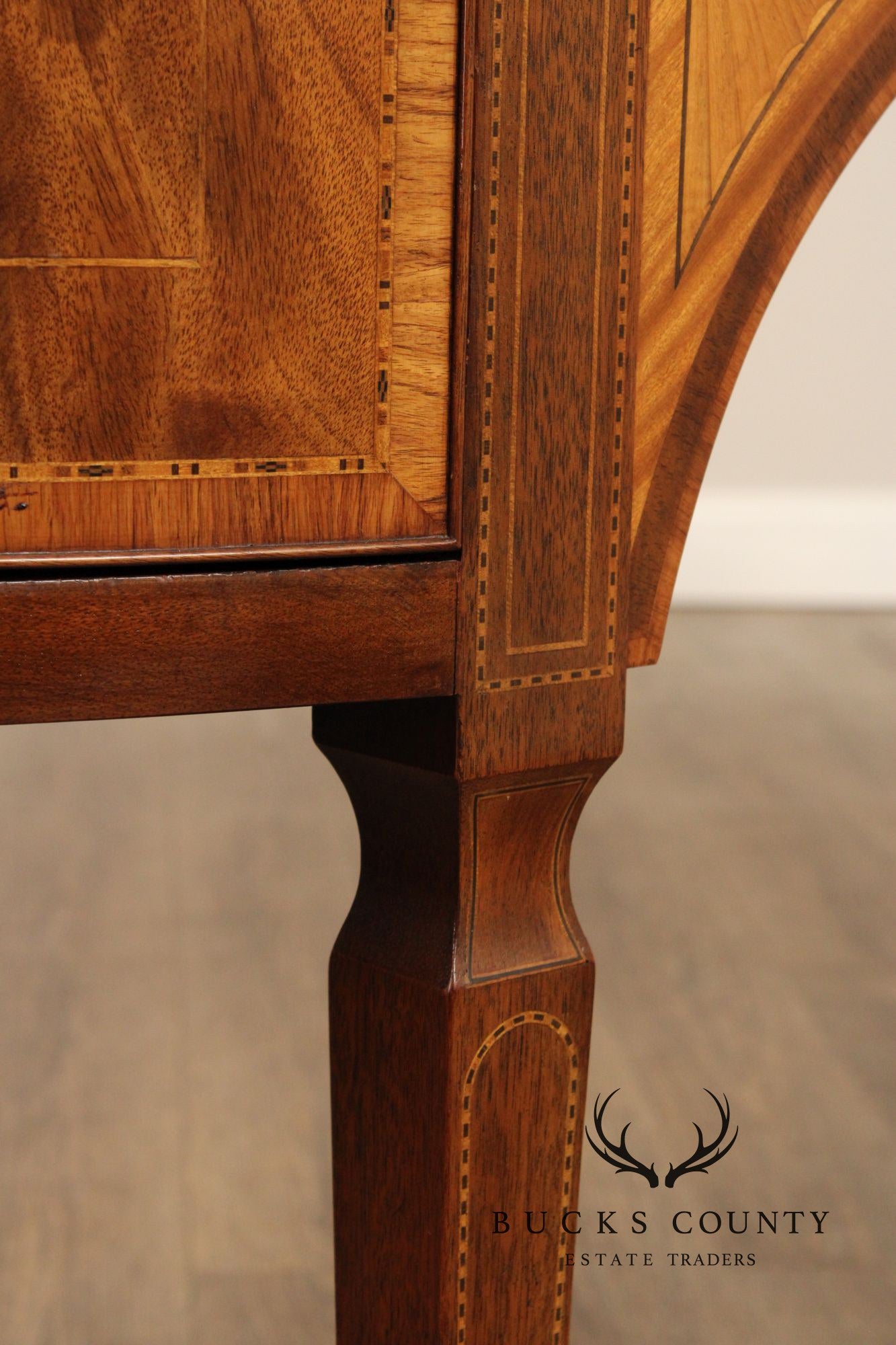 BAKER STATELY HOMES COLLECTION INLAID MAHOGANY SIDEBOARD
