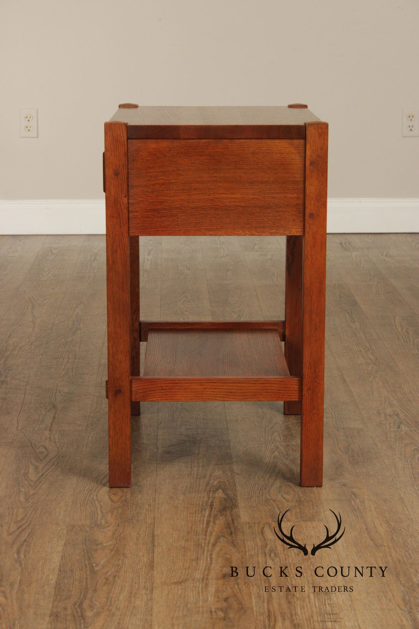 Stickley Mission Collection Oak One-Drawer Nightstand