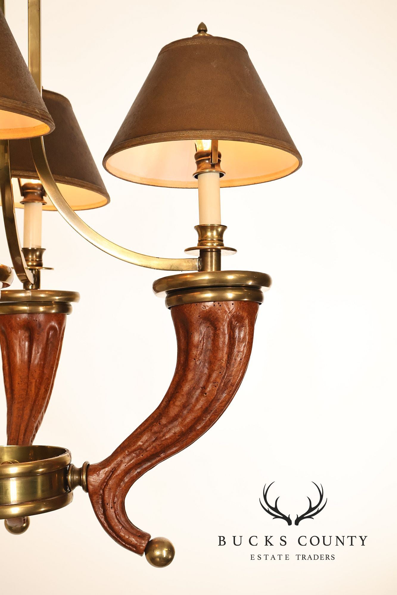 Chapman Horn Four Light Chandelier