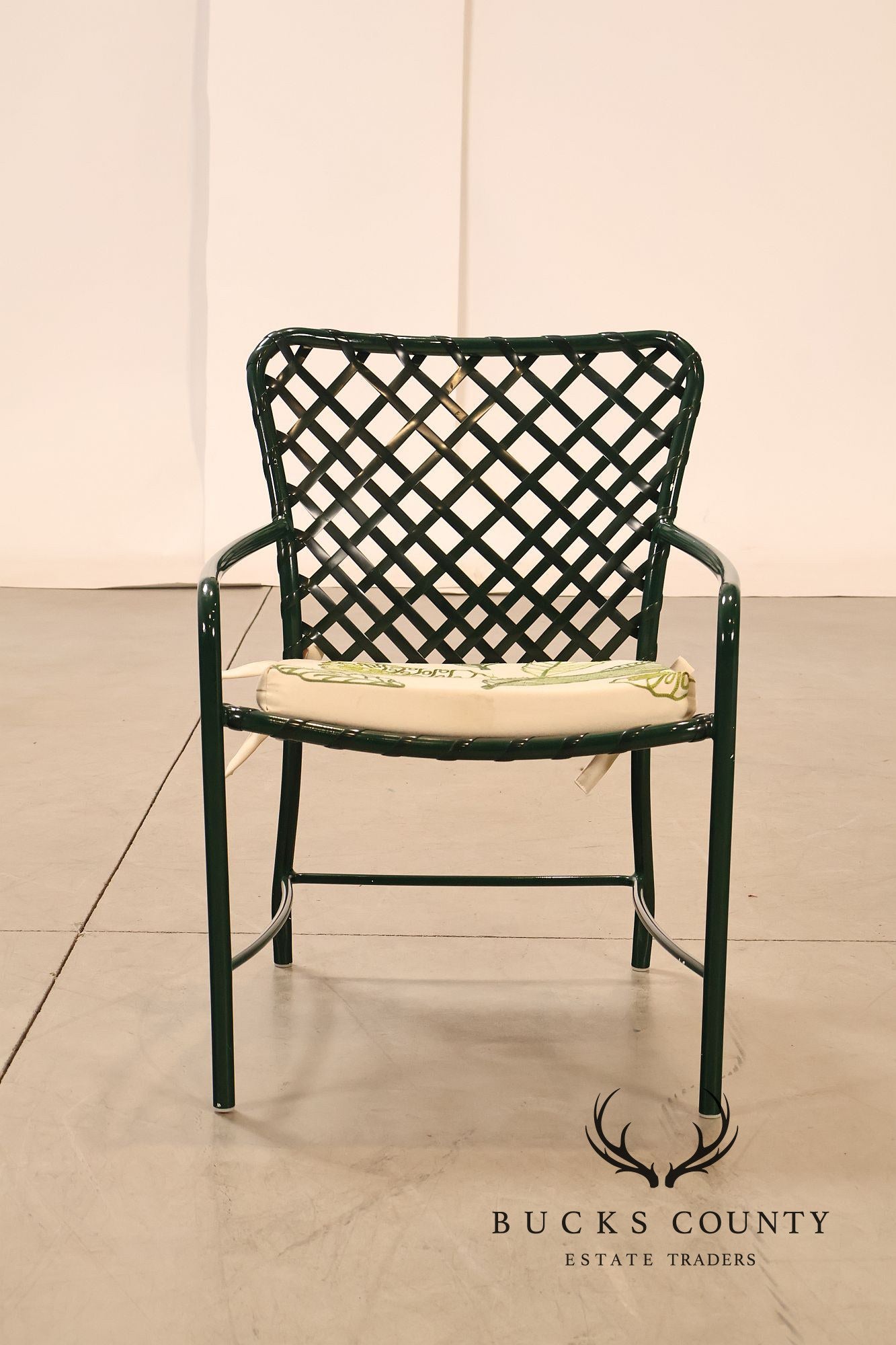 Brown Jordan Tamiami Hunter Green Patio Dining Table And 6 Chairs Set