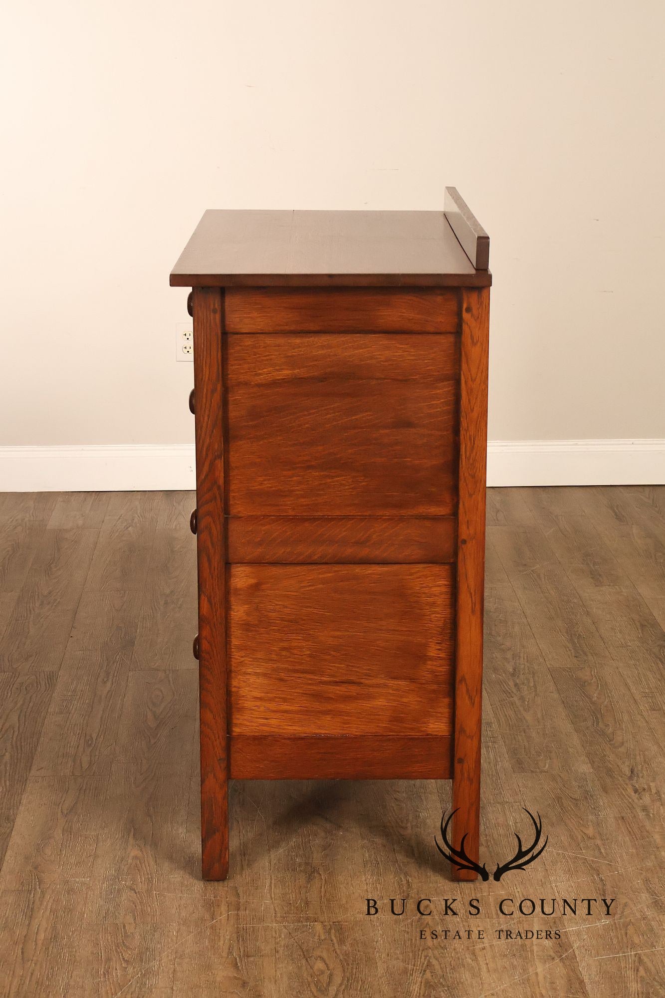Antique Gustav Stickley Mission Oak Chest Of Drawers #909