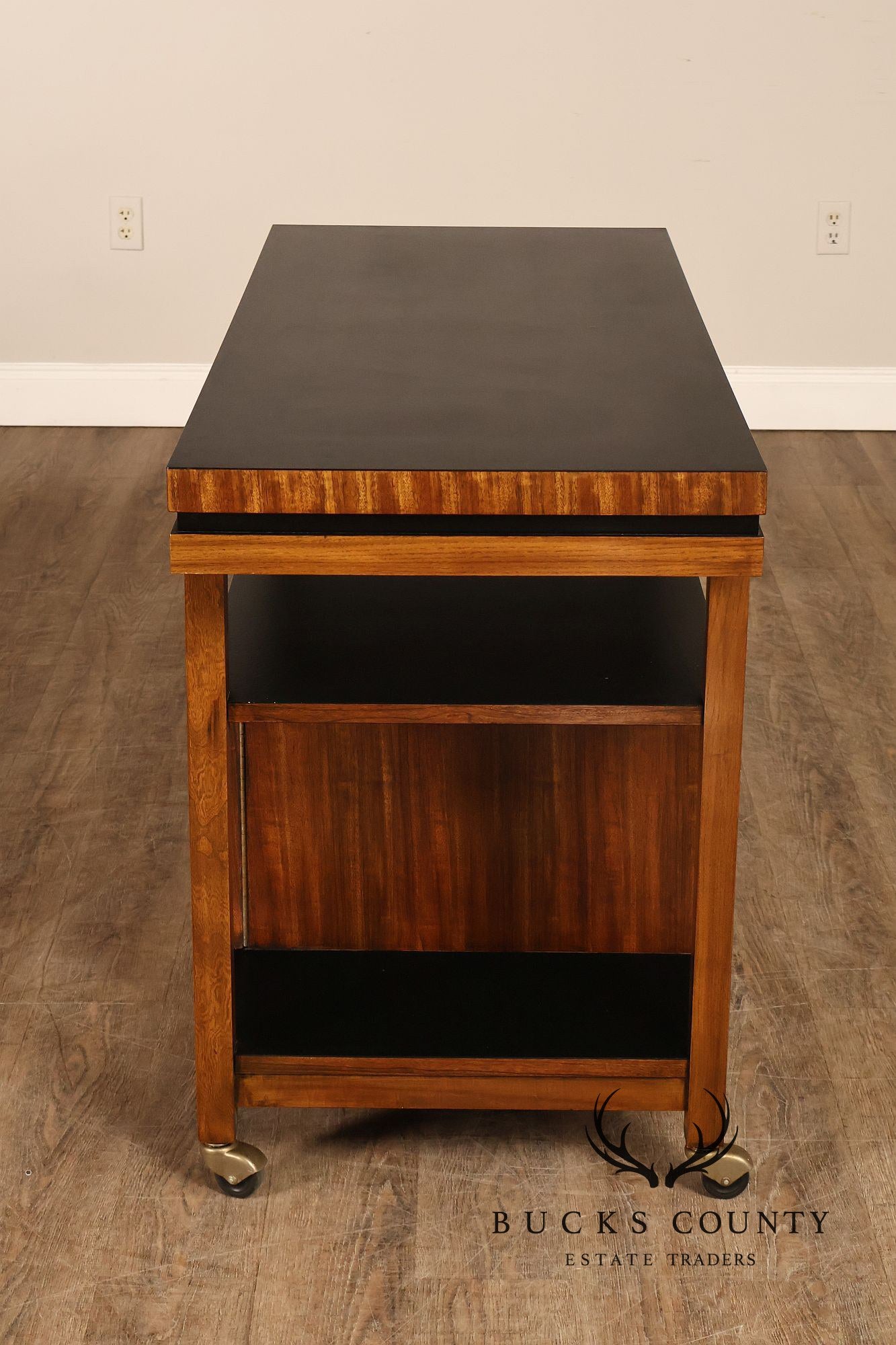 Mid Century Modern Rosewood Server Bar Cart