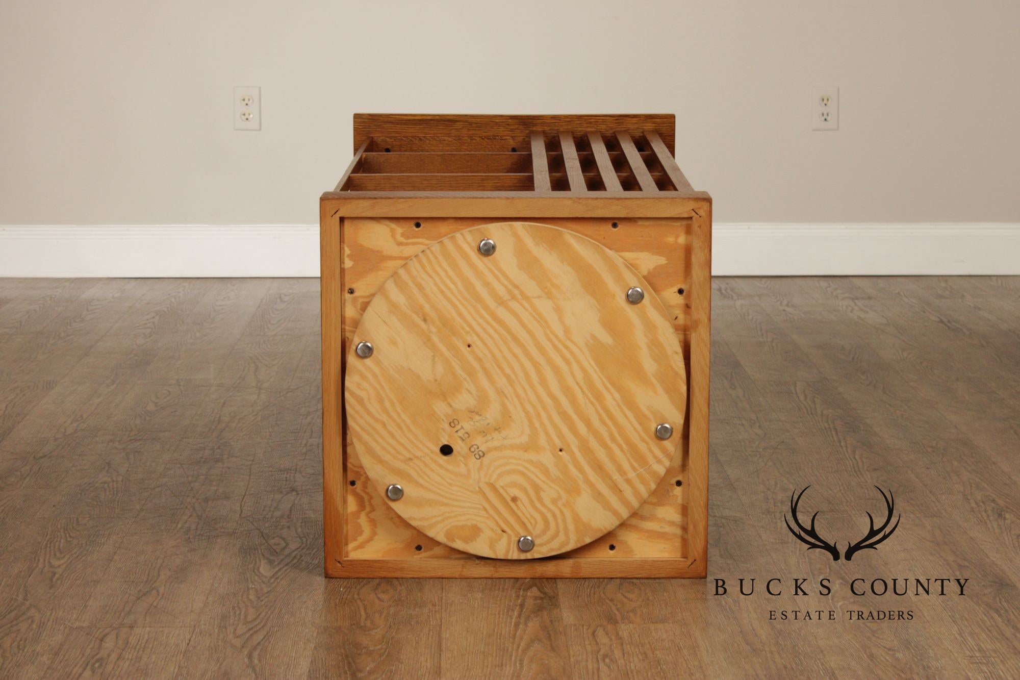 Stickley Mission Collection Oak Revolving Bookcase