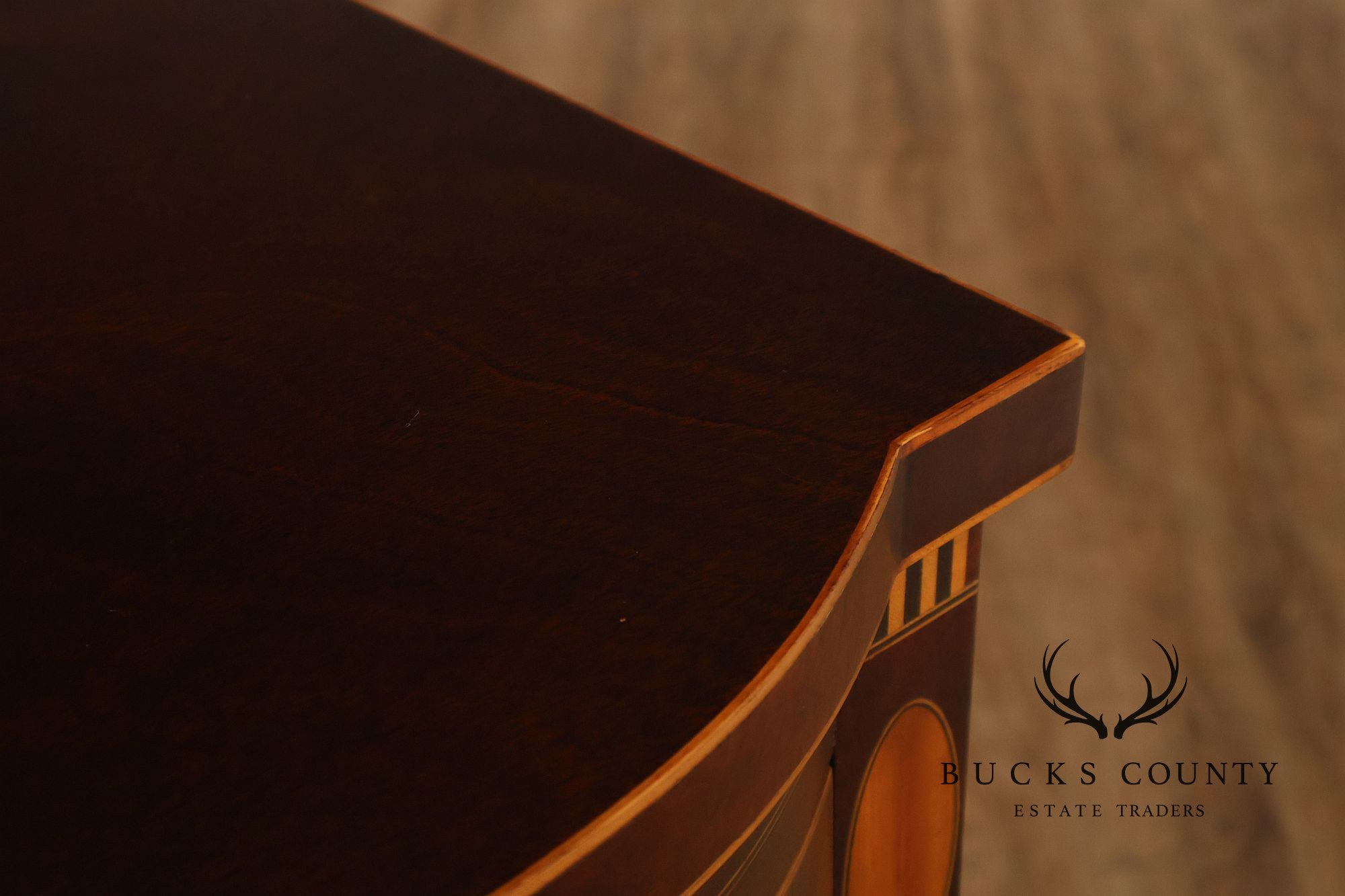 Kindel Federal Style Mahogany Inlaid Winterthur Sideboard