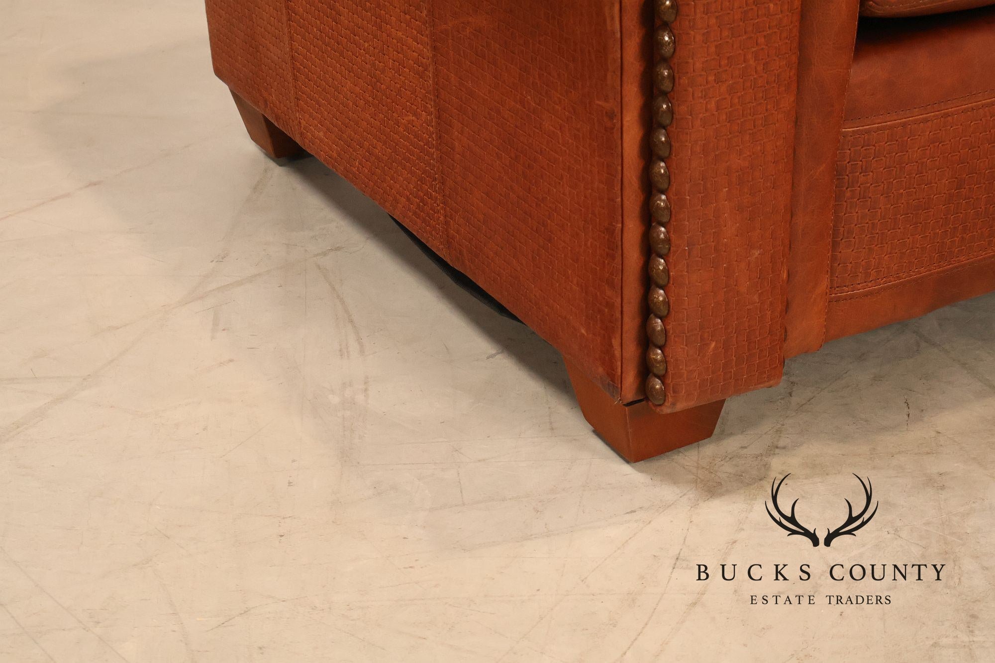 Stickley Santa Fe Leather Chair And Ottoman