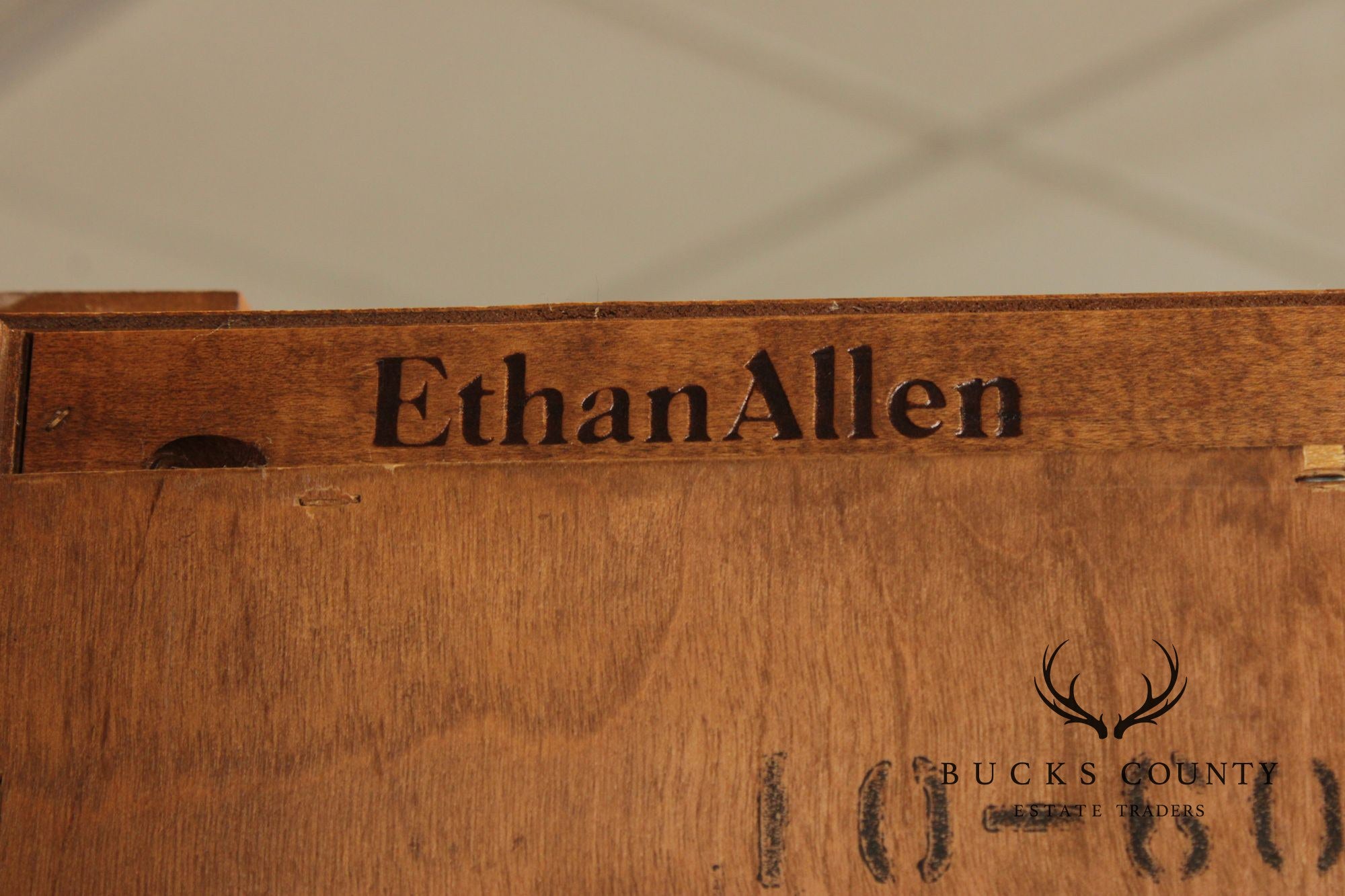Ethan Allen Heirloom Maple Corner Cabinet