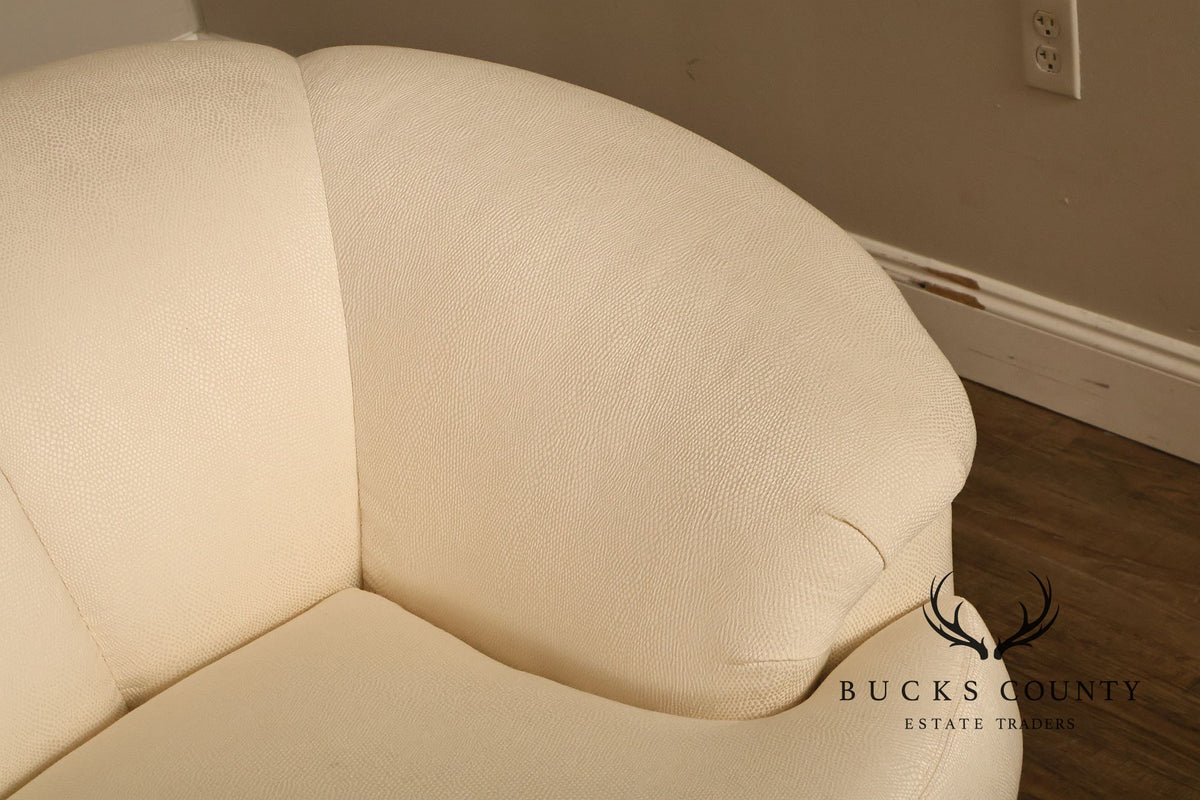 Thayer Coggin Post Modern Curved Sectional Sofa