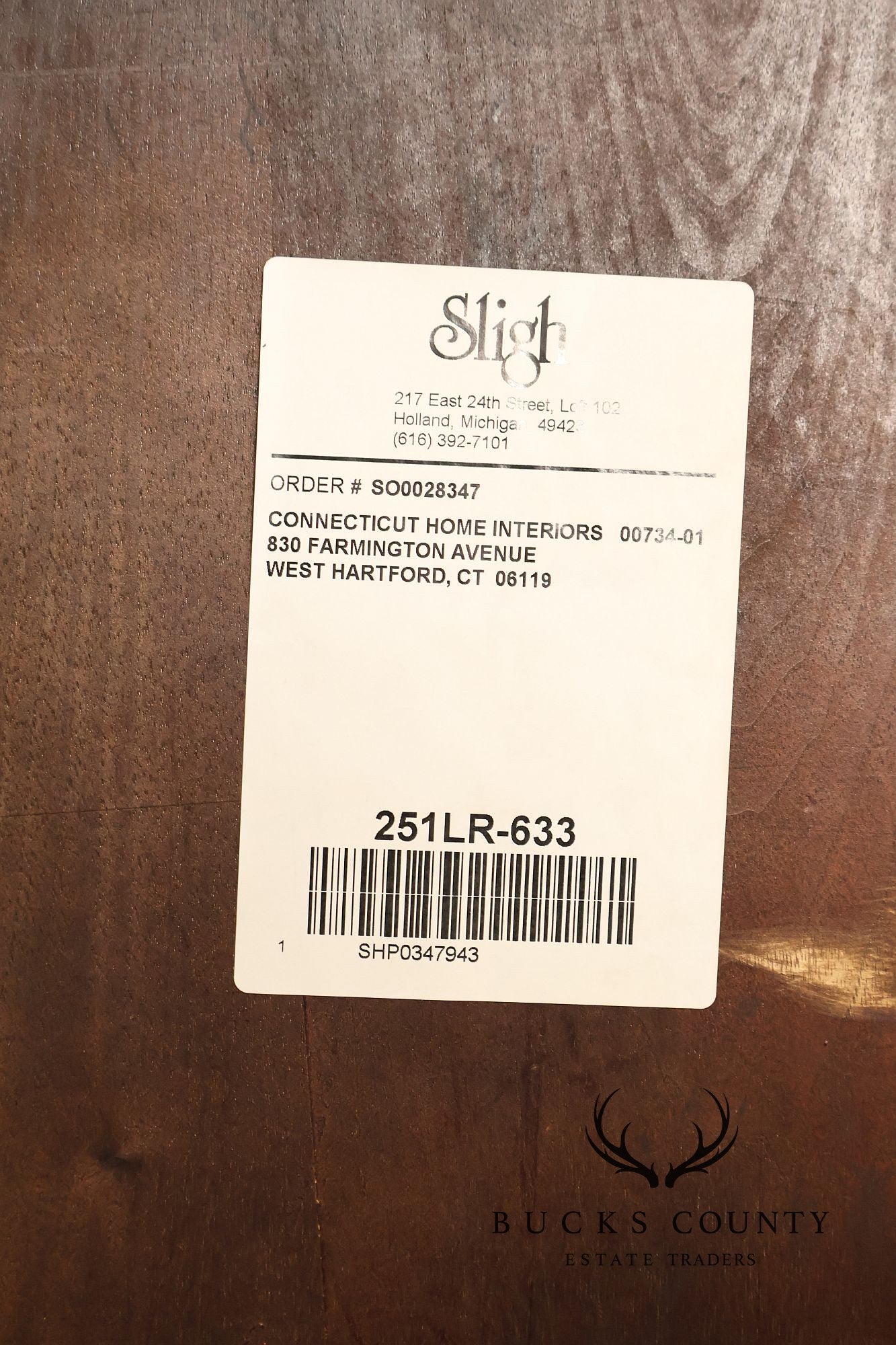 Sligh Large Traditional Lighted Bookcase Cabinet