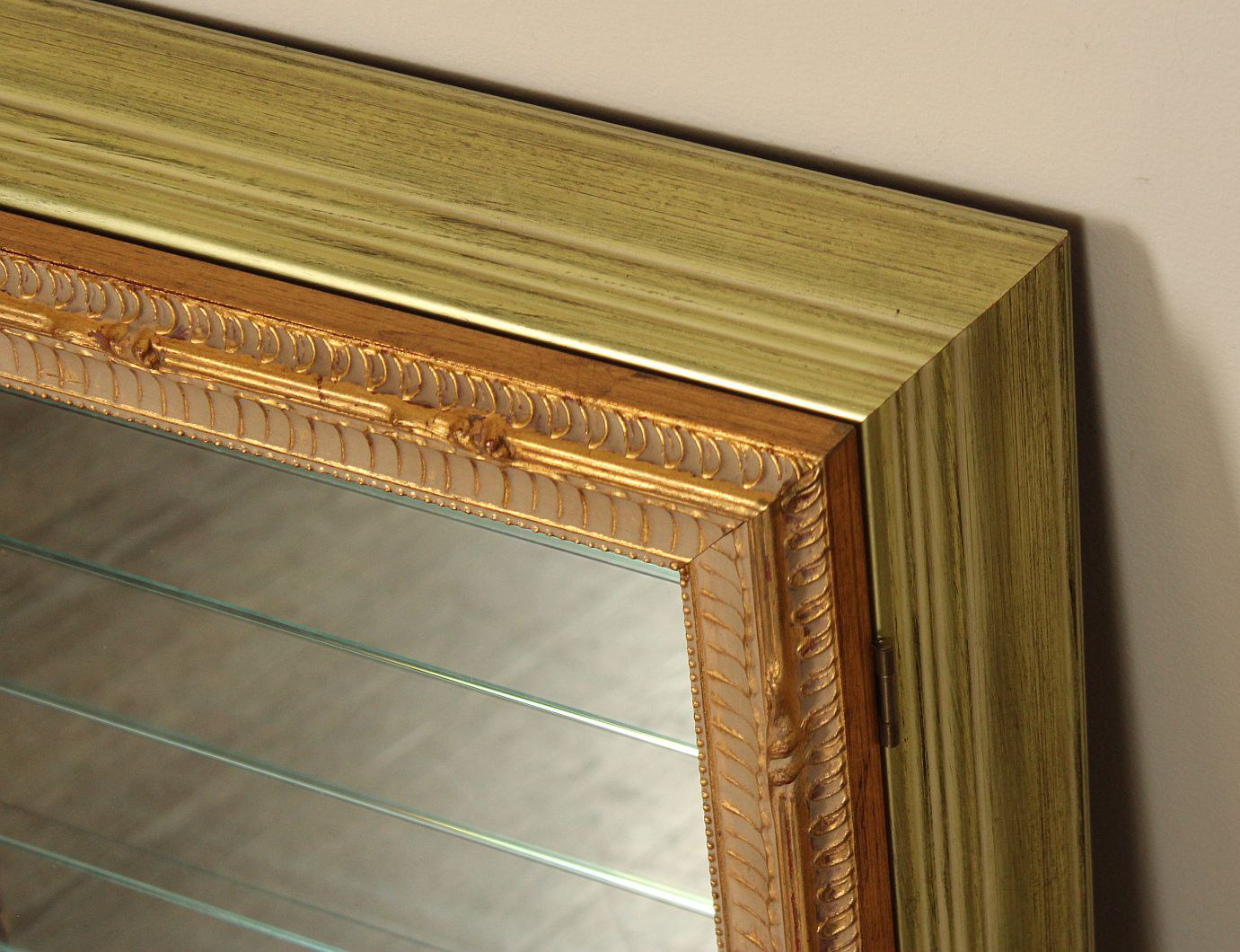 Italian Gold Framed Hanging Display Case