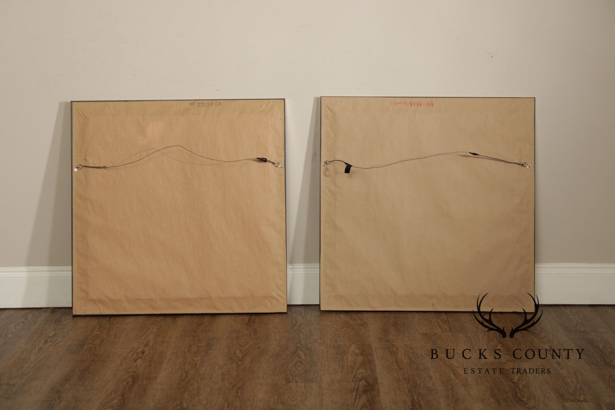 Elena Ray Pair of Botanical Prints, 'Wabi-Sabi Bodhi Leaf Collage 3' and 'Wabi-Sabi Bodhi Leaf Collage 4'