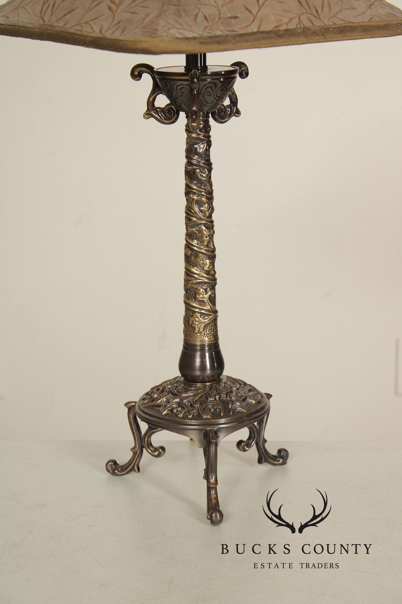 Frederick Cooper Rococo Style Brass Table Lamp