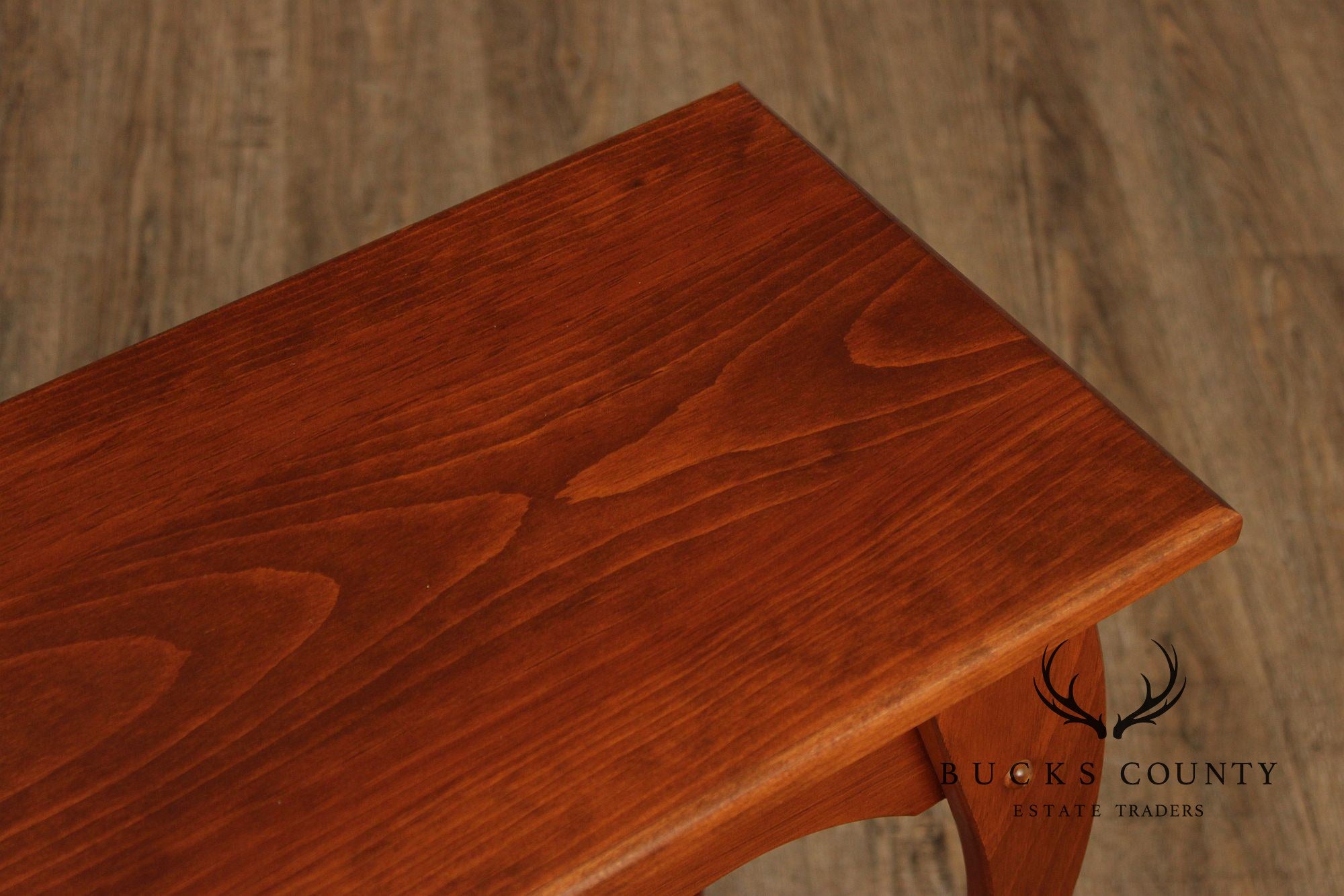 Farmhouse Style Narrow Two-Tier Console Table