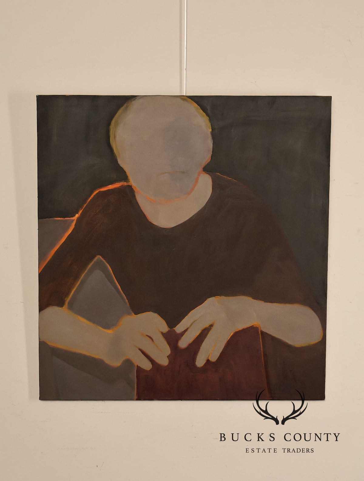 Anne Cooper Dobbins Oil Painting, 'Woman With Her Purse'