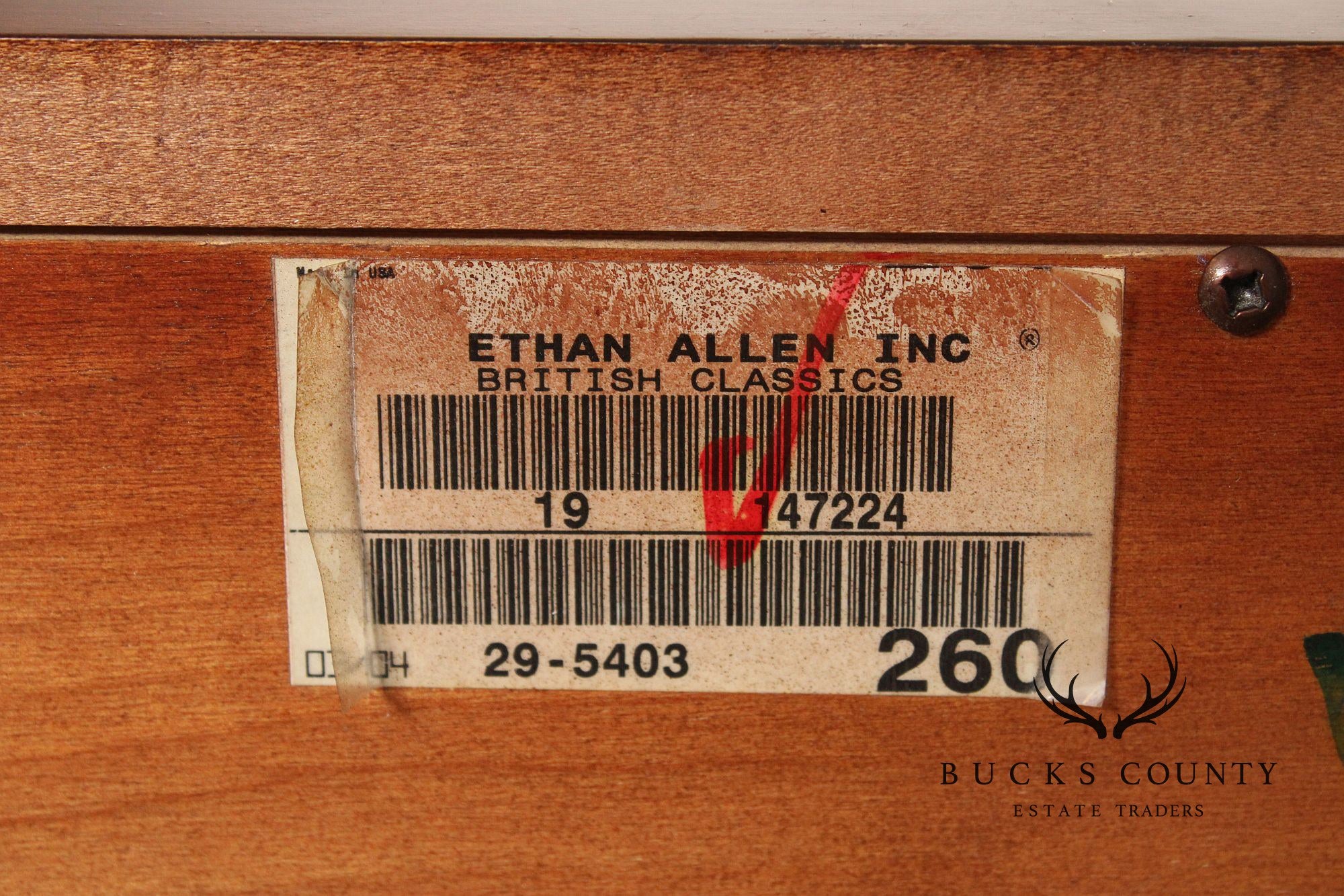 Ethan Allen 'British Classics' Long Dresser