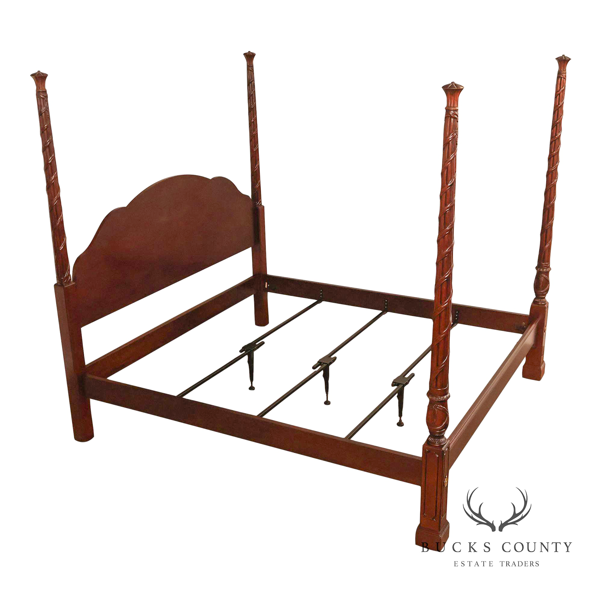 Hickory Chair King Size Mahogany Poster Bed