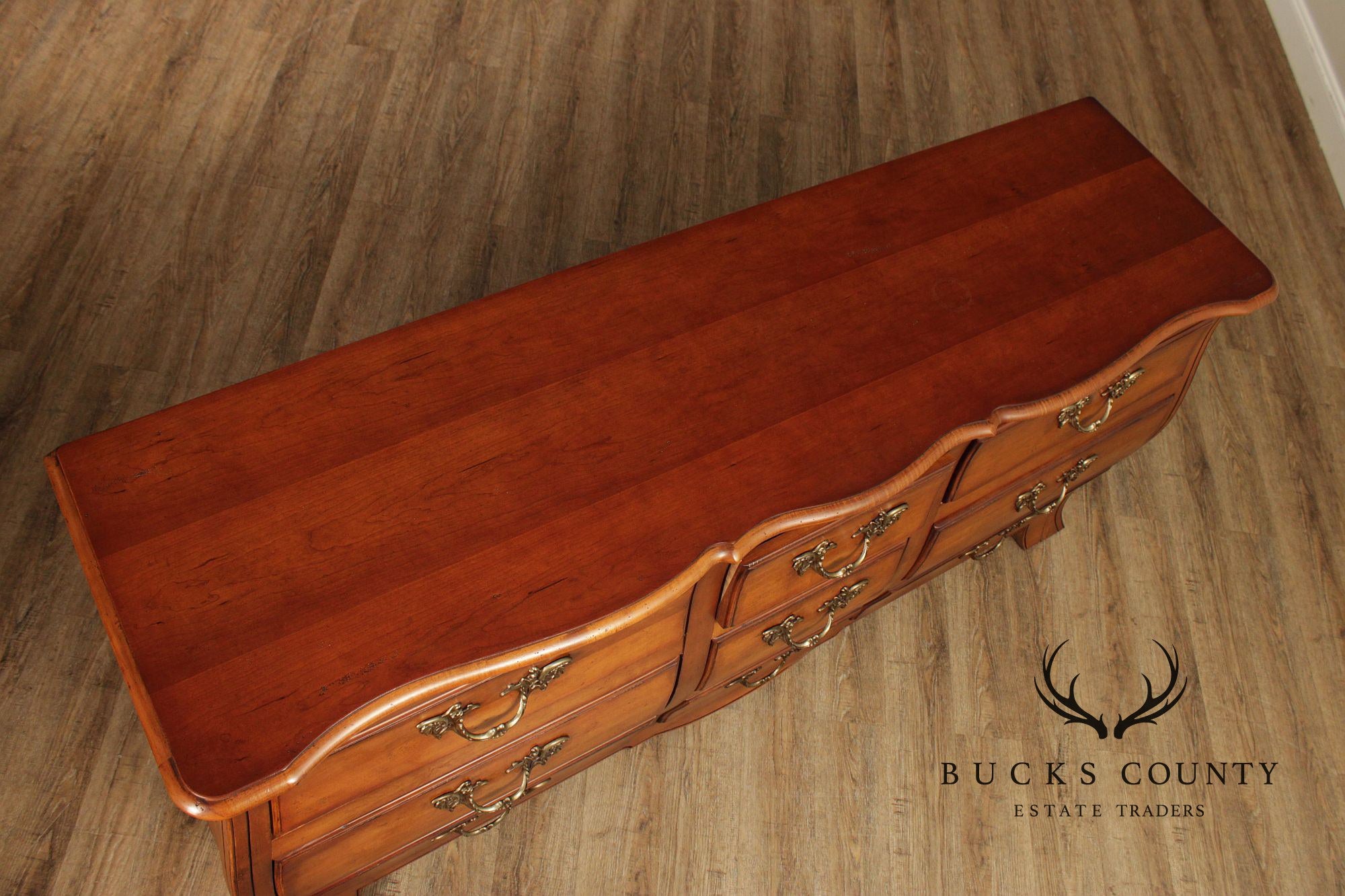 Century Furniture 'Charleux' Bombe Triple Dresser