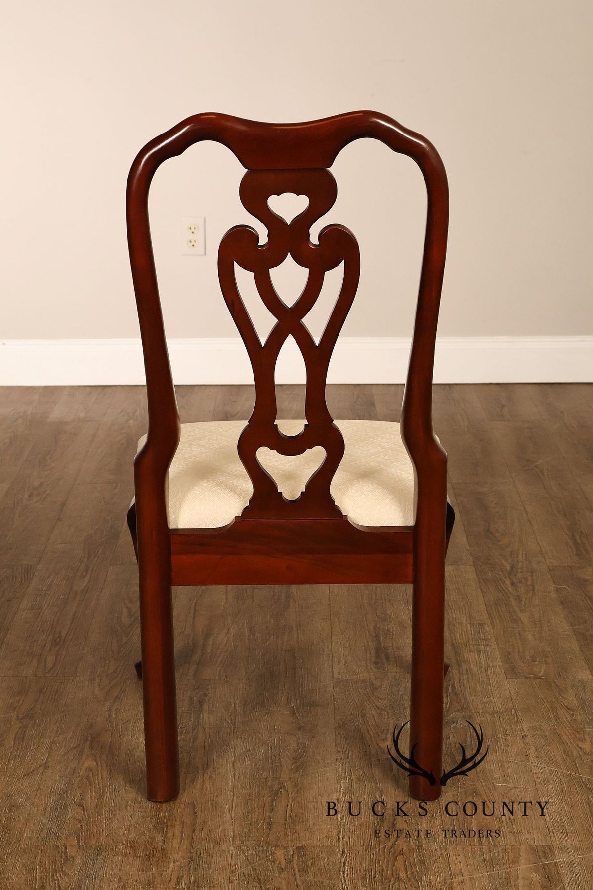 Pennsylvania House Set Of Eight Cherry Queen Anne Dining Chairs