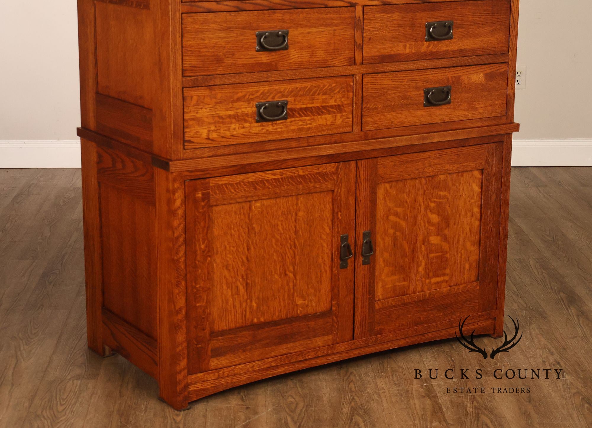 Michaels For Restoration Hardware Arts & Crafts Mission Oak Entertainment Armoire