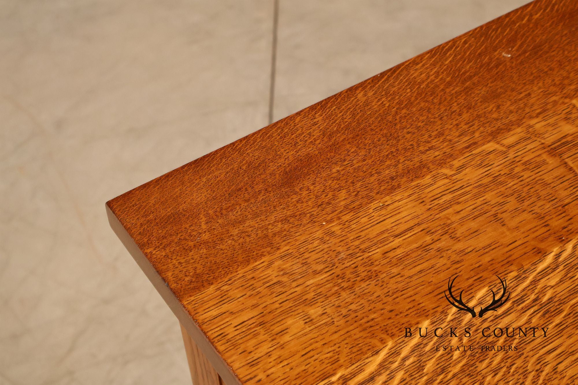 Stickley Mission Collection Oak Spindle Writing Desk