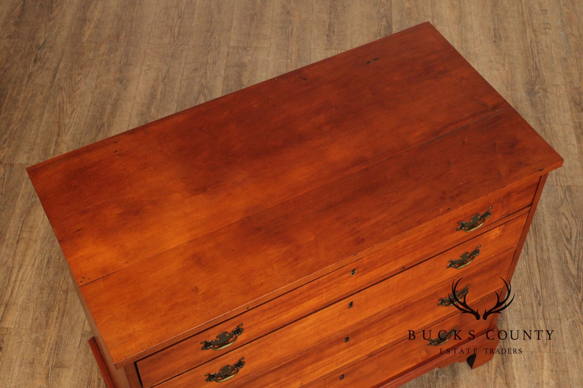 Antique American Chippendale Period Maple Chest of Drawers