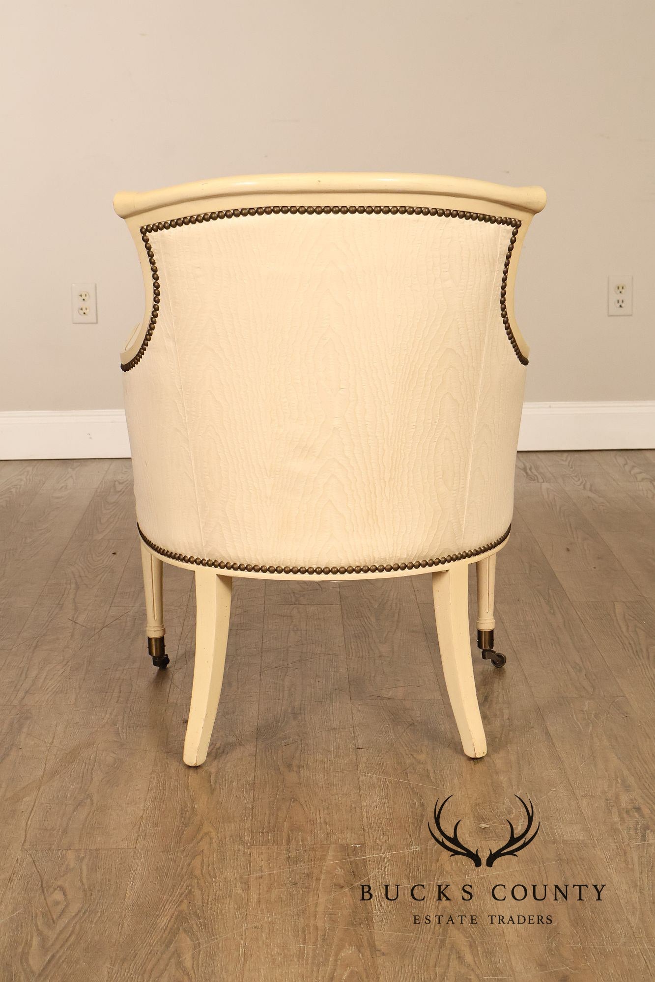Henredon French Directoire Style Painted Armchair