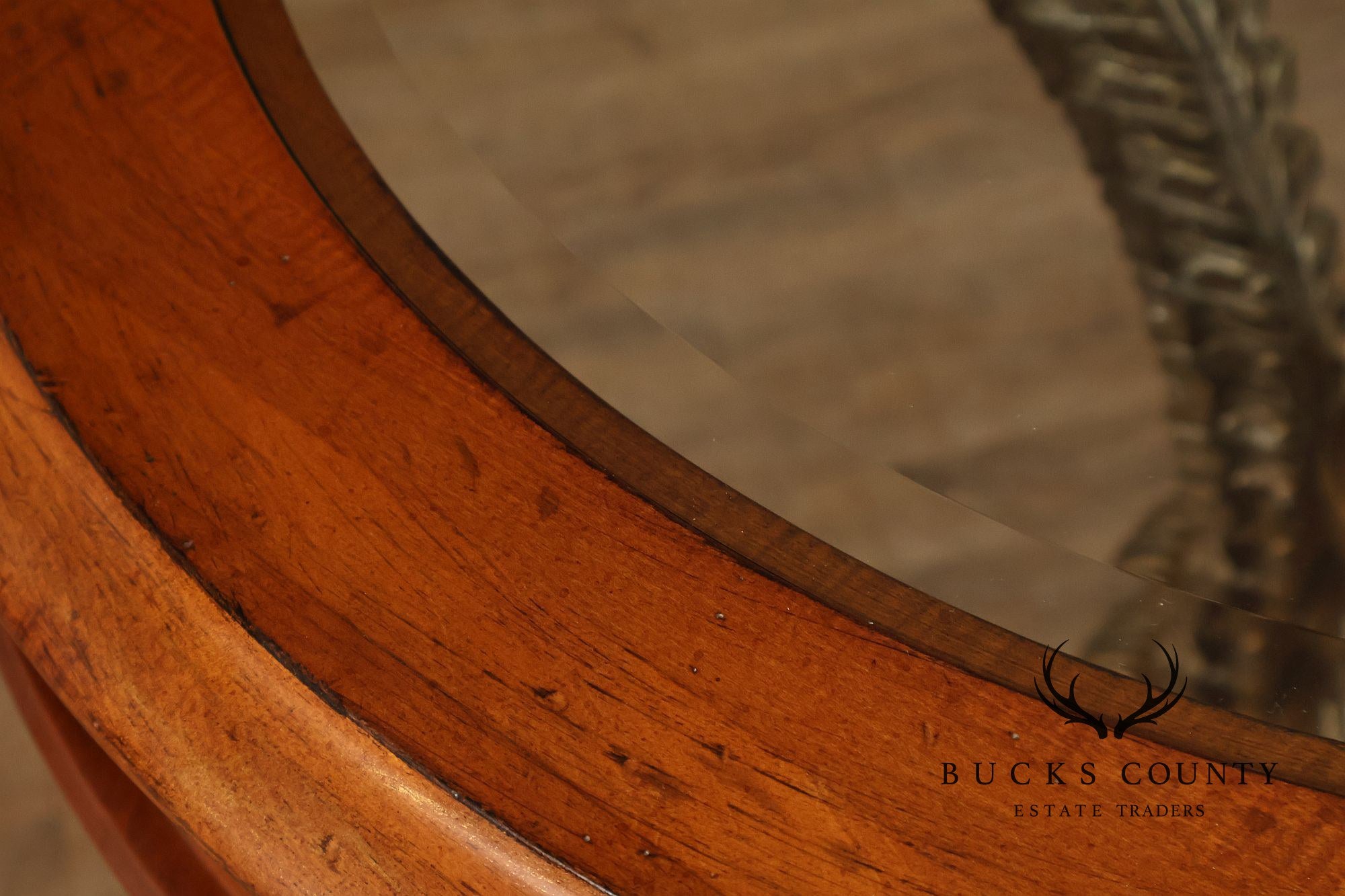 Hollywood Regency Style Round Glass Top Accent Table