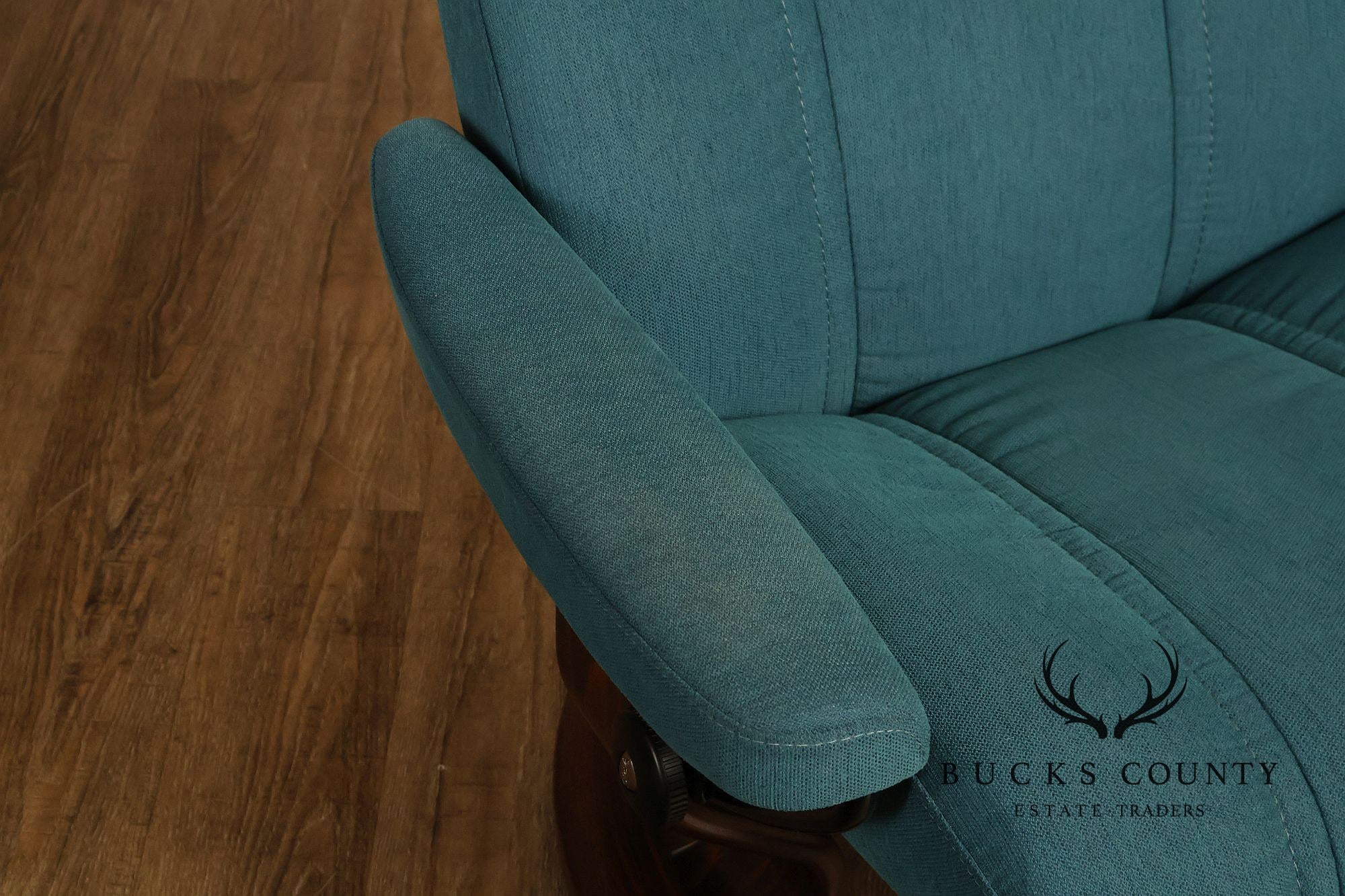 Ekornes Stressless Reclining Wing Chair and Ottoman