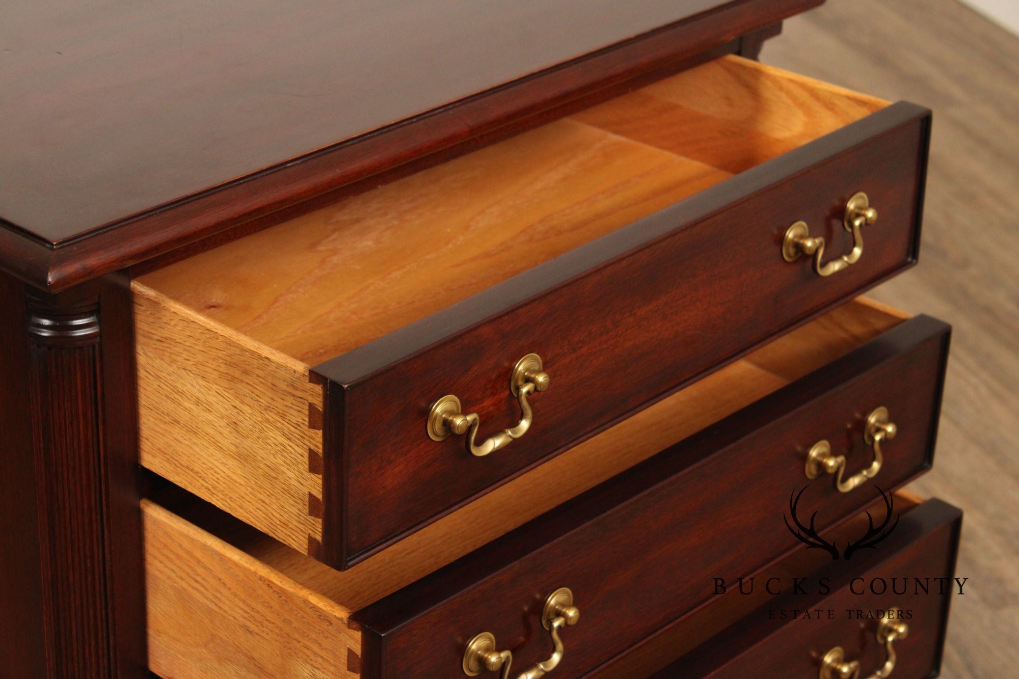 Henkel Harris Georgian Style Mahogany Nightstand