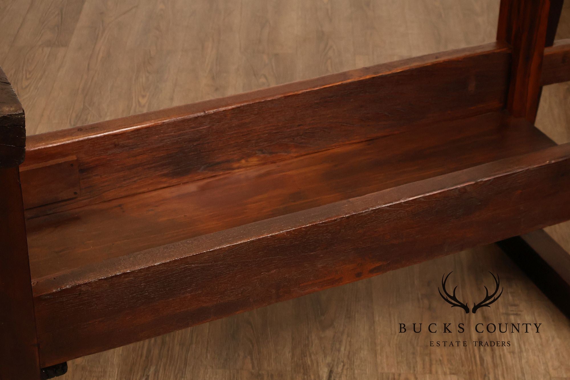 Antique Solid Wood Carpenter’s Workbench