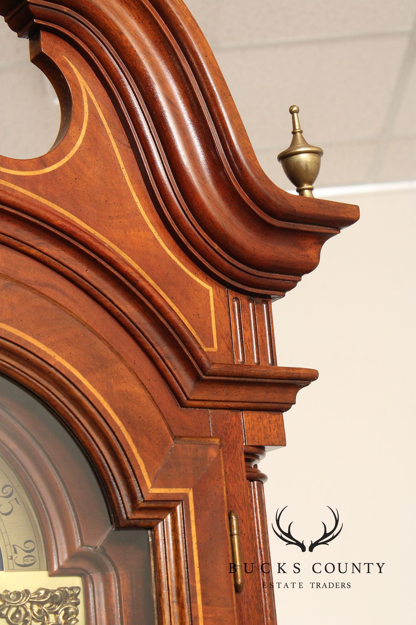 GMK Fancher 'Melrose' Mahogany Grandfather Clock