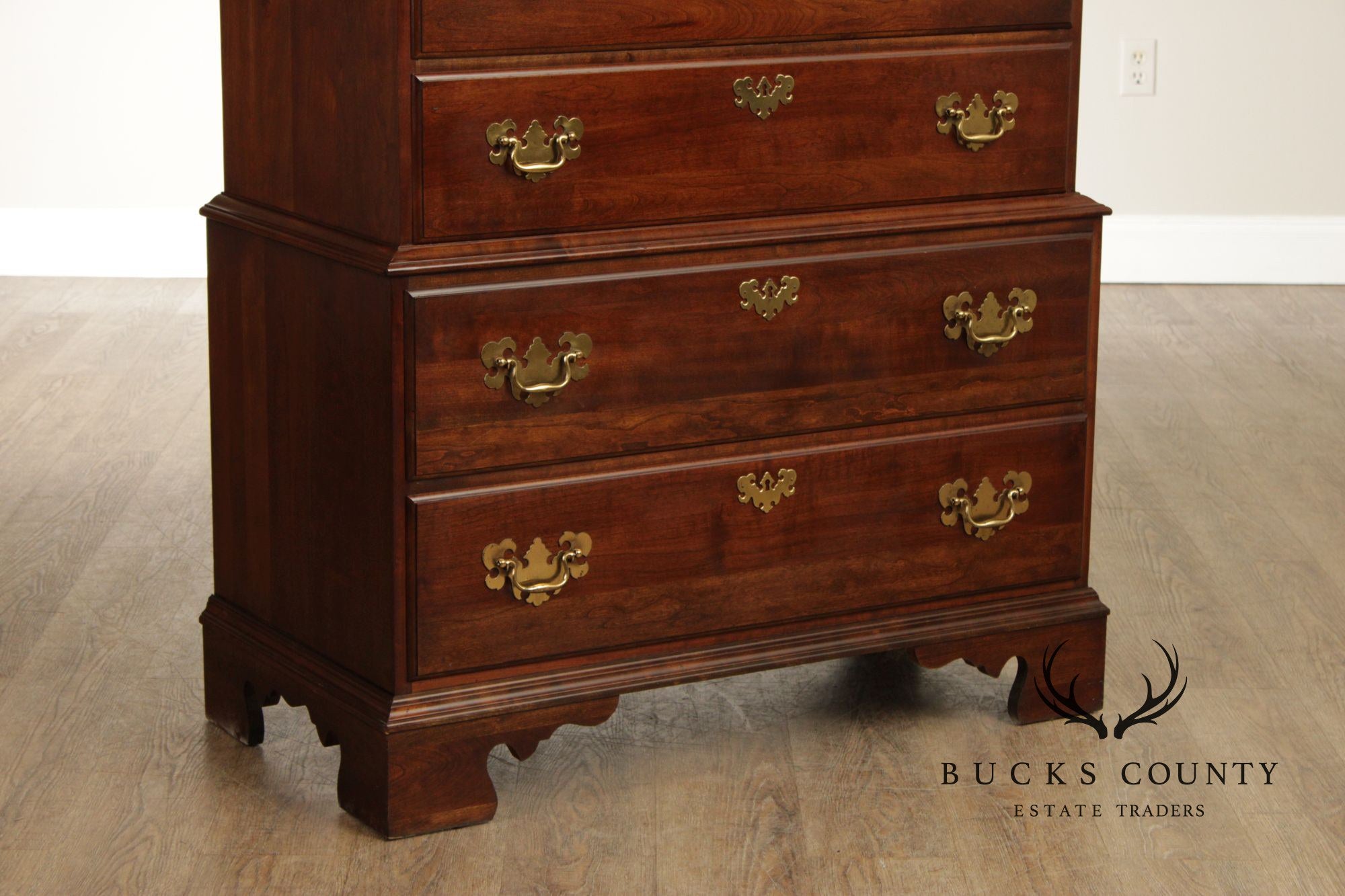 Pennsylvania House Chippendale Style Cherry Tall Chest