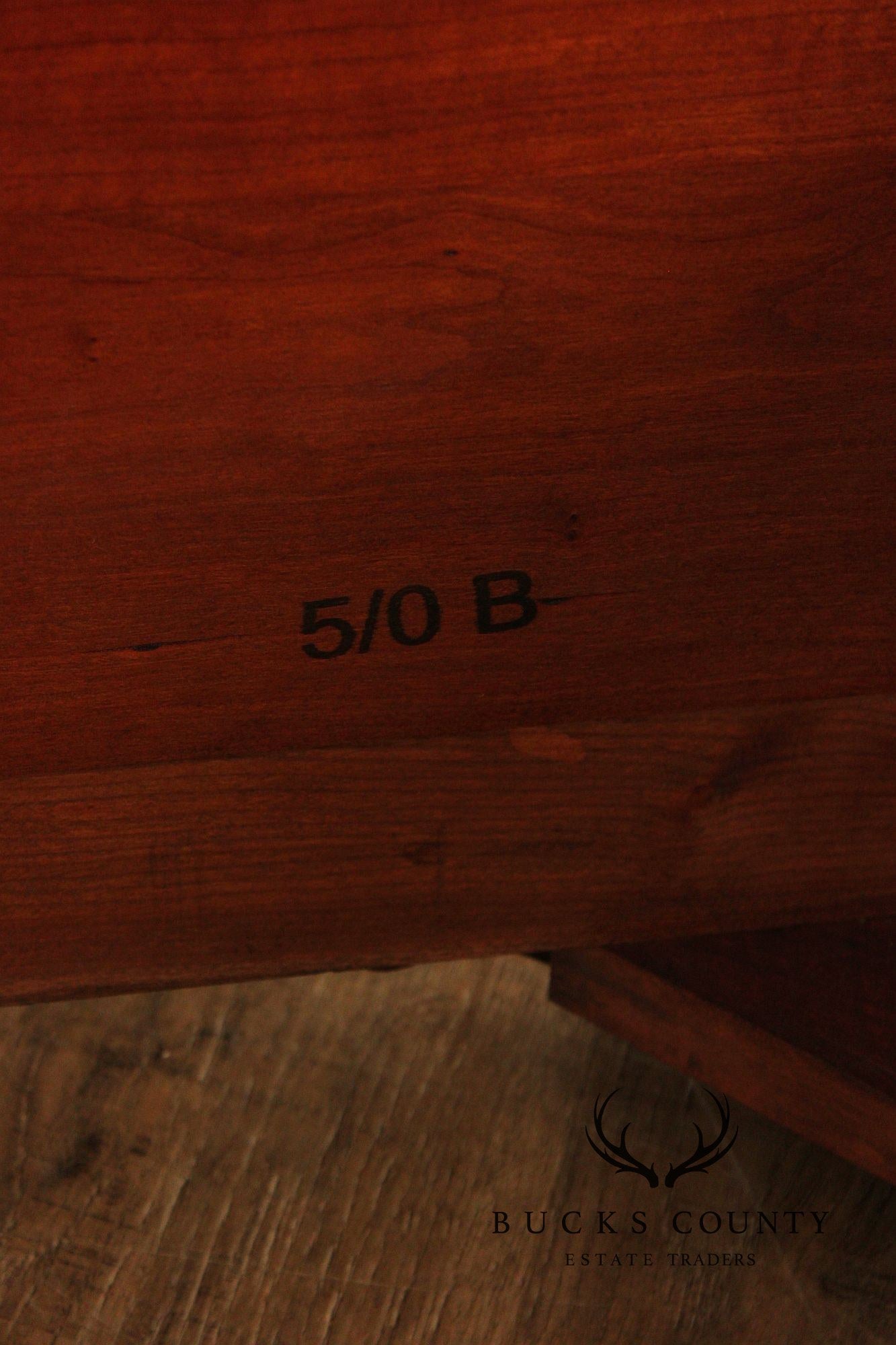 Stickley Marseilles Cherry Louis Philippe Style Queen Sleigh Bed