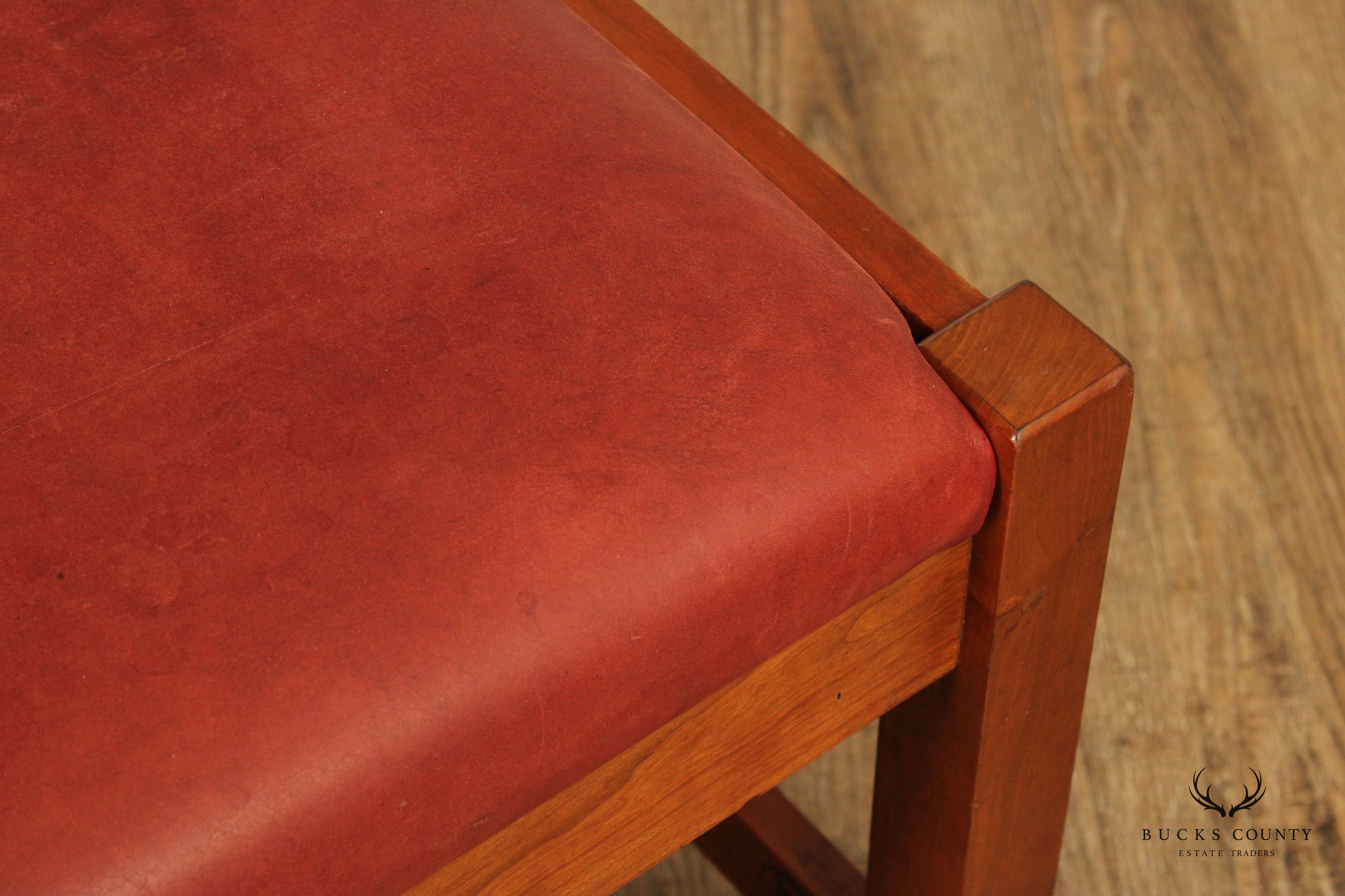 Stickley Mission Collection Cherry Spindle Bench