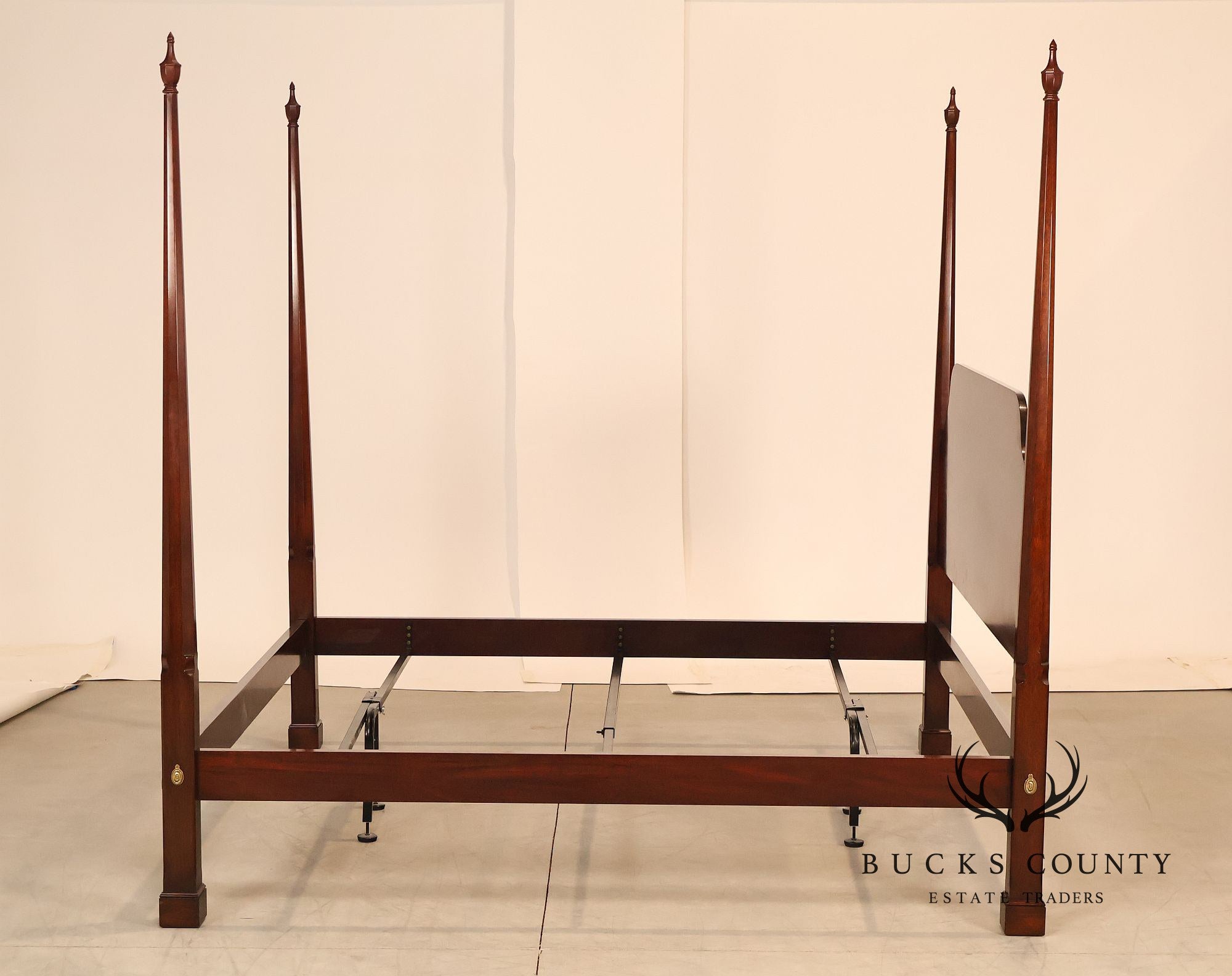 Henkel Harris Solid Mahogany King Size Poster Bed