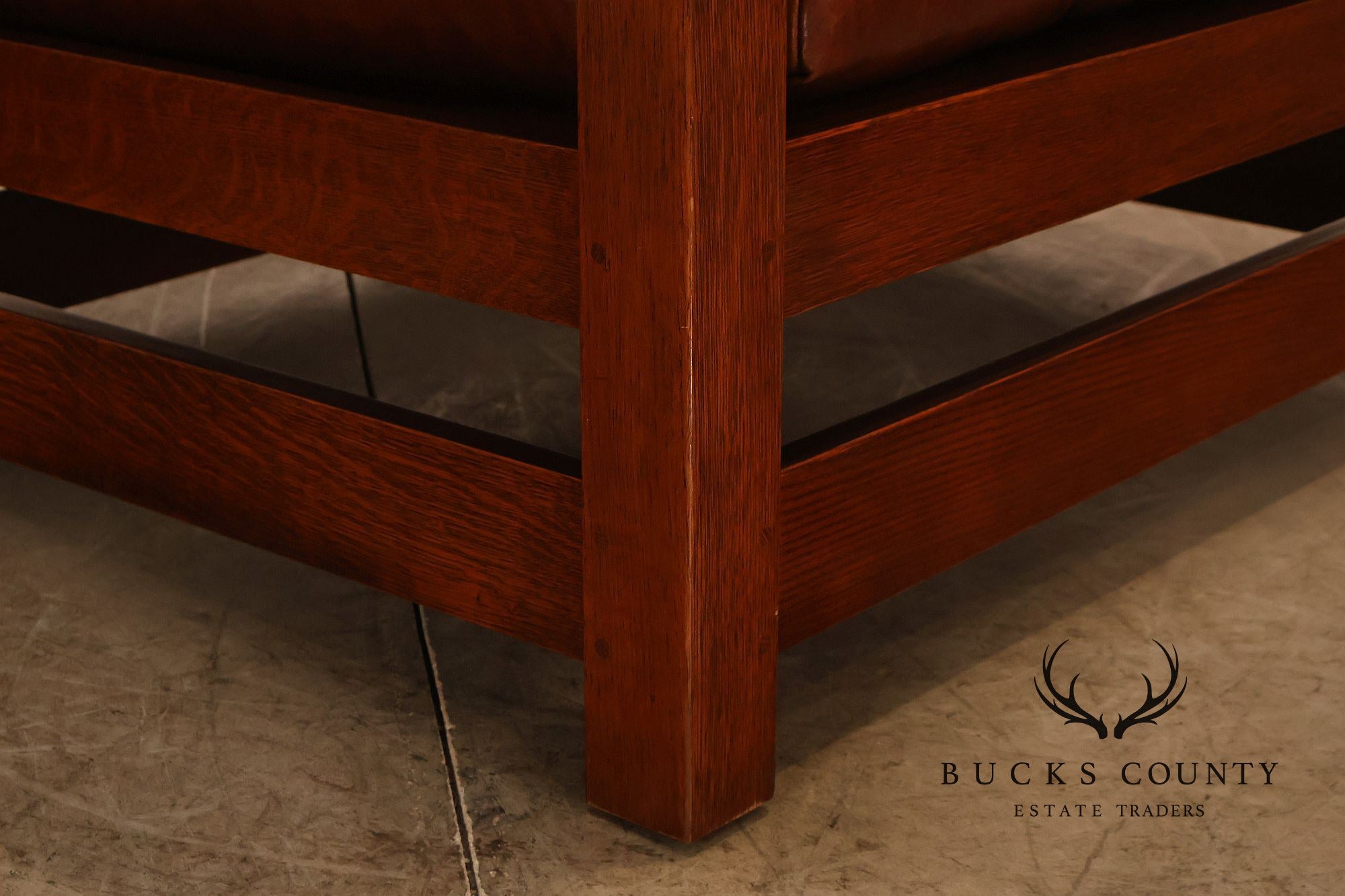 Stickley Mission Collection 25th Anniversary Limited Edition Dalai Lama Eastwood Chair & Ottoman No. 45/100
