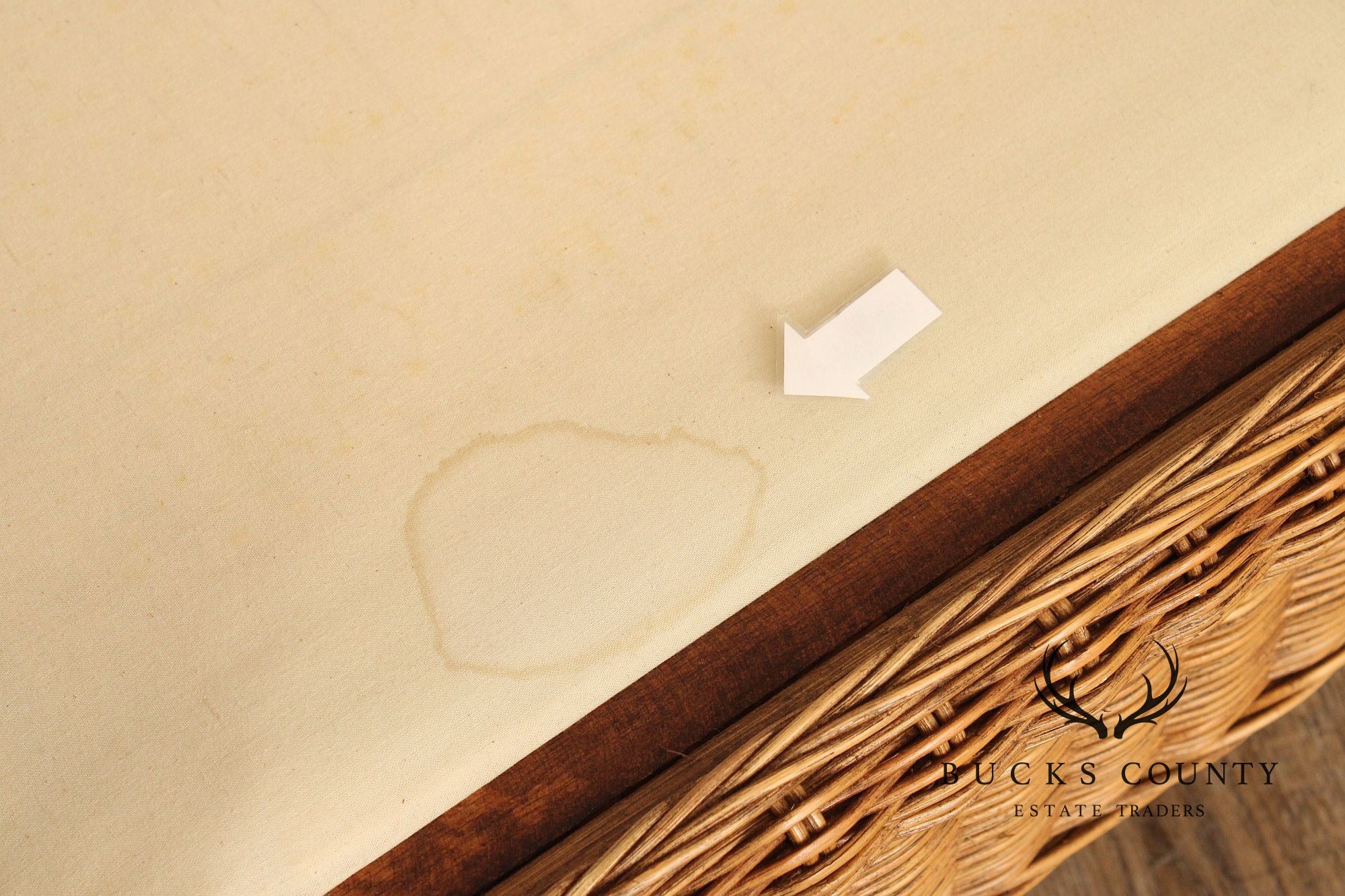 Braxton Culler Rattan and Wicker Loveseat